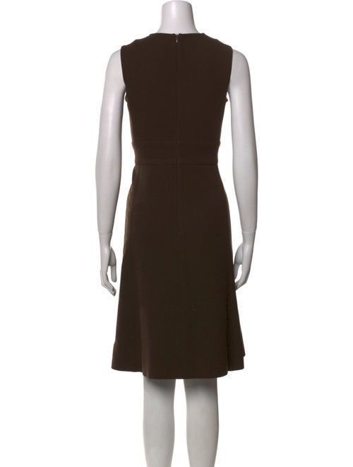 LOULOU Crew Neck Knee-Length Dress