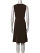 LOULOU Crew Neck Knee-Length Dress