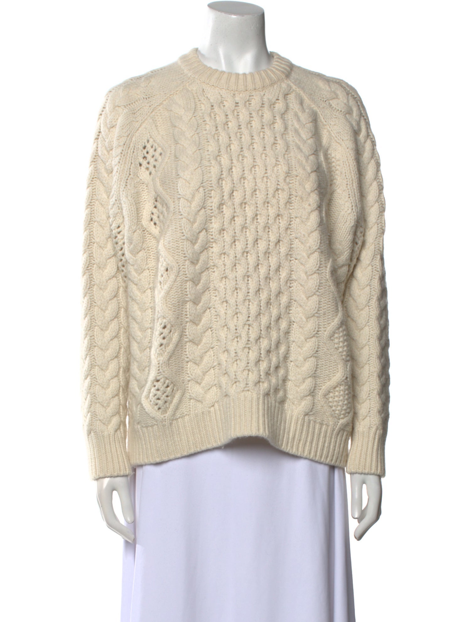 LOULOU Wool Crew Neck Sweater