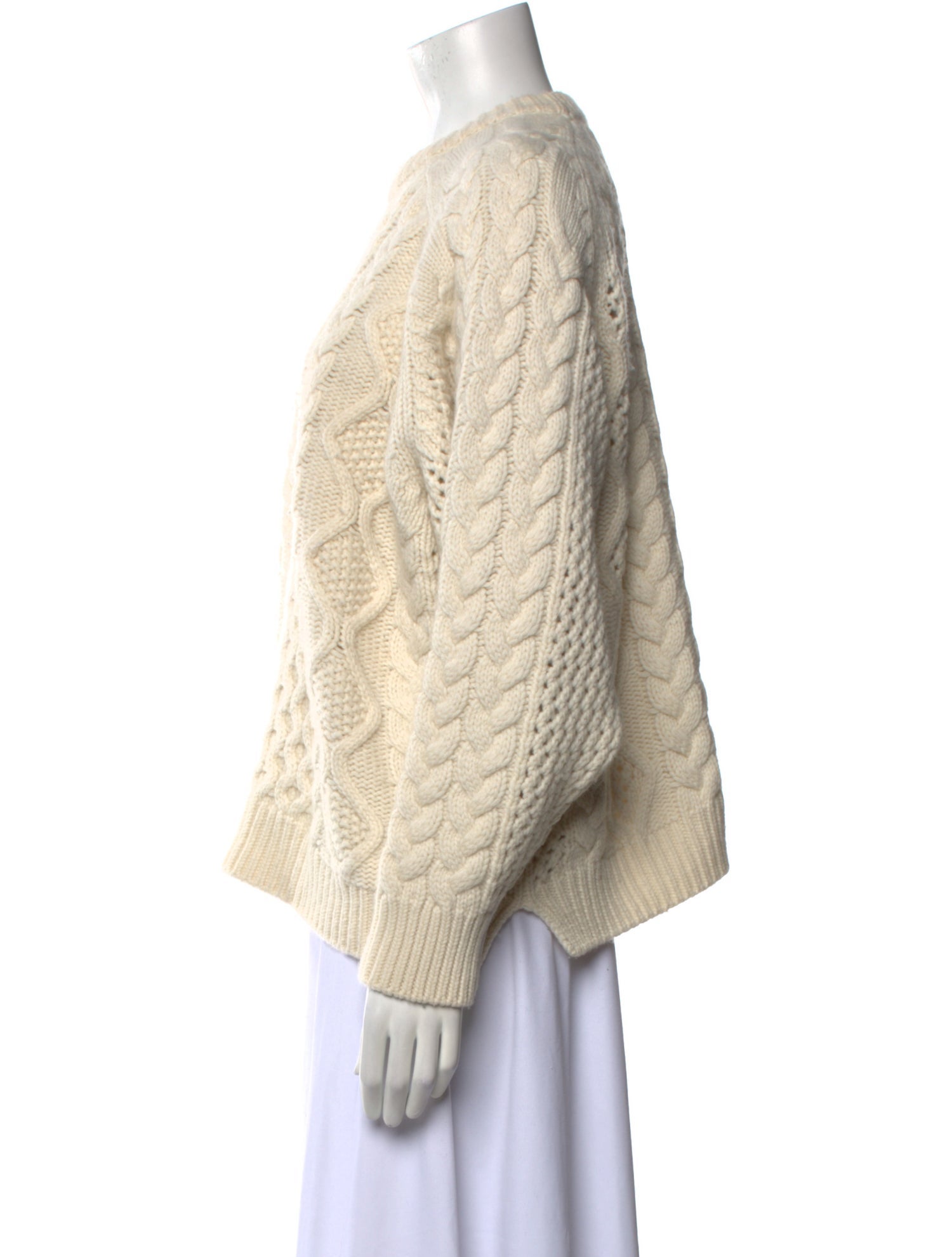 LOULOU Wool Crew Neck Sweater