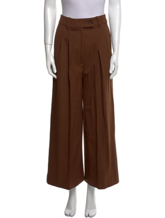 LOULOU Virgin Wool Wide Leg Pants