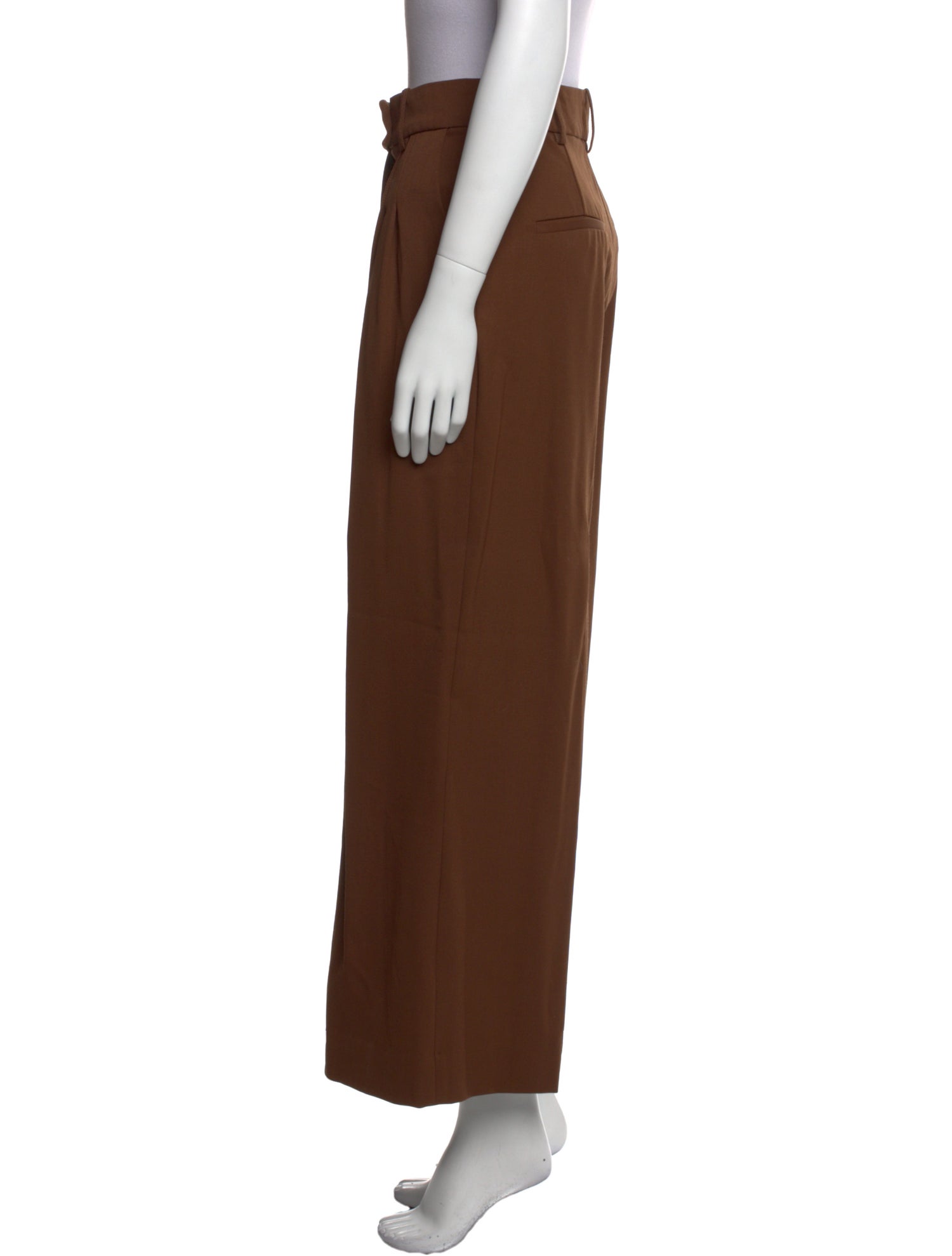 LOULOU Virgin Wool Wide Leg Pants