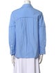 LOULOU Long Sleeve Button-Up Top