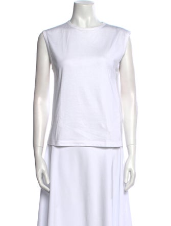 LOULOU Supima Cotton Crew Neck Top