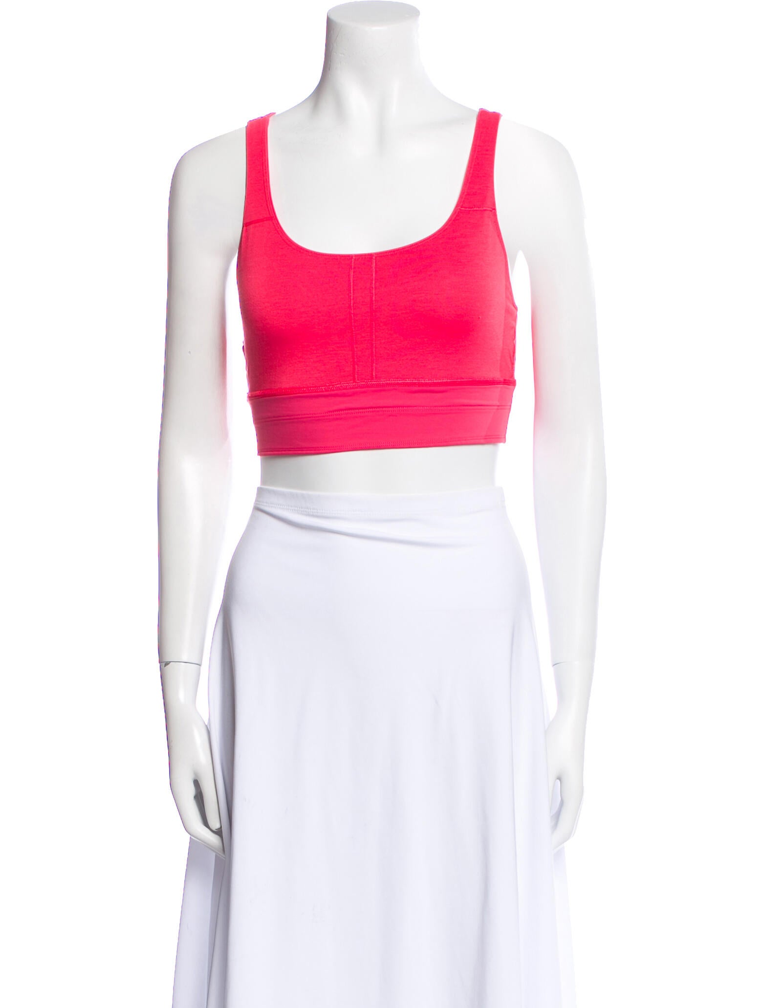 LOULOU Wool Scoop Neck Crop Top