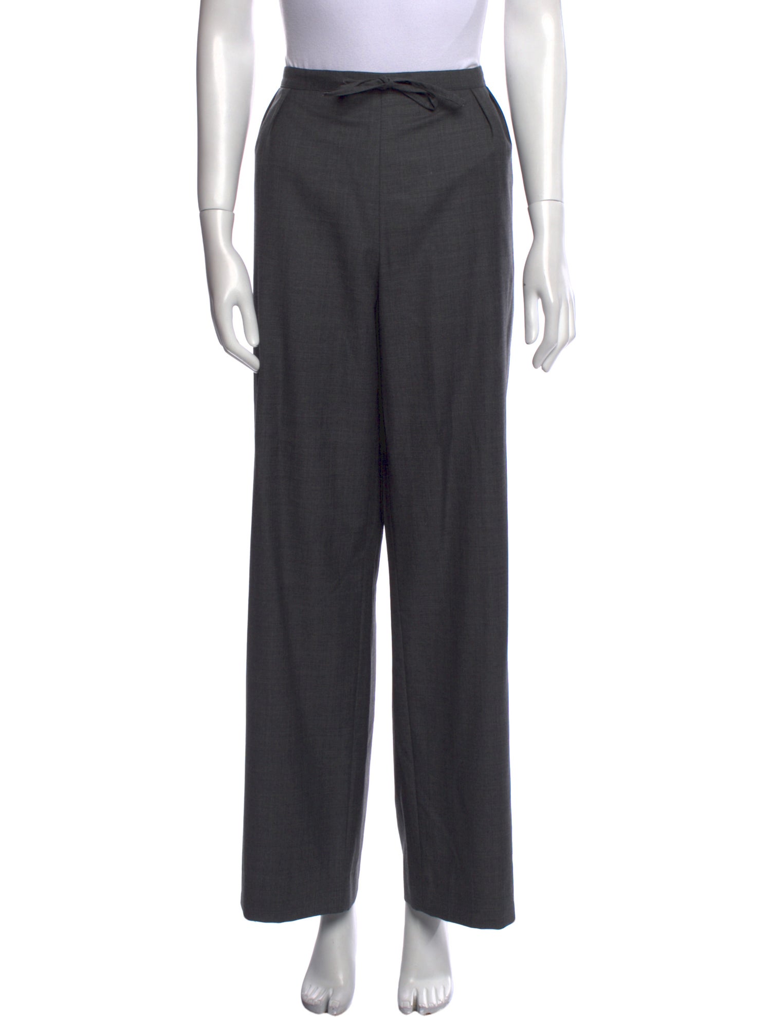 LOULOU Virgin Wool Wide Leg Pants