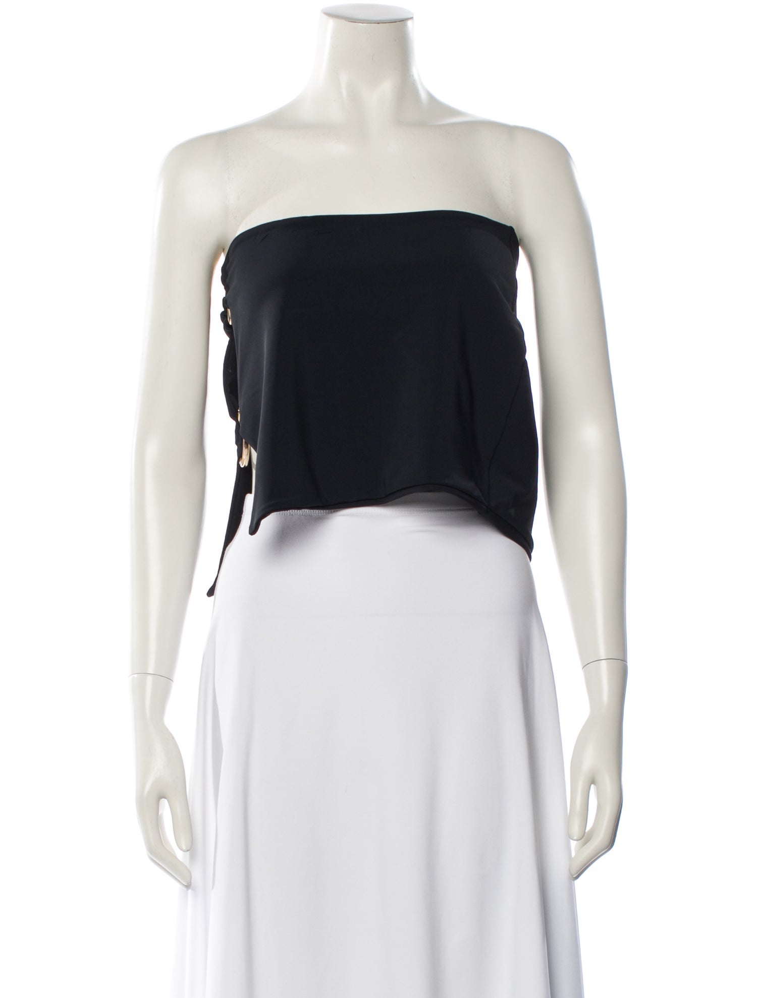 LOULOU Strapless Crop Top