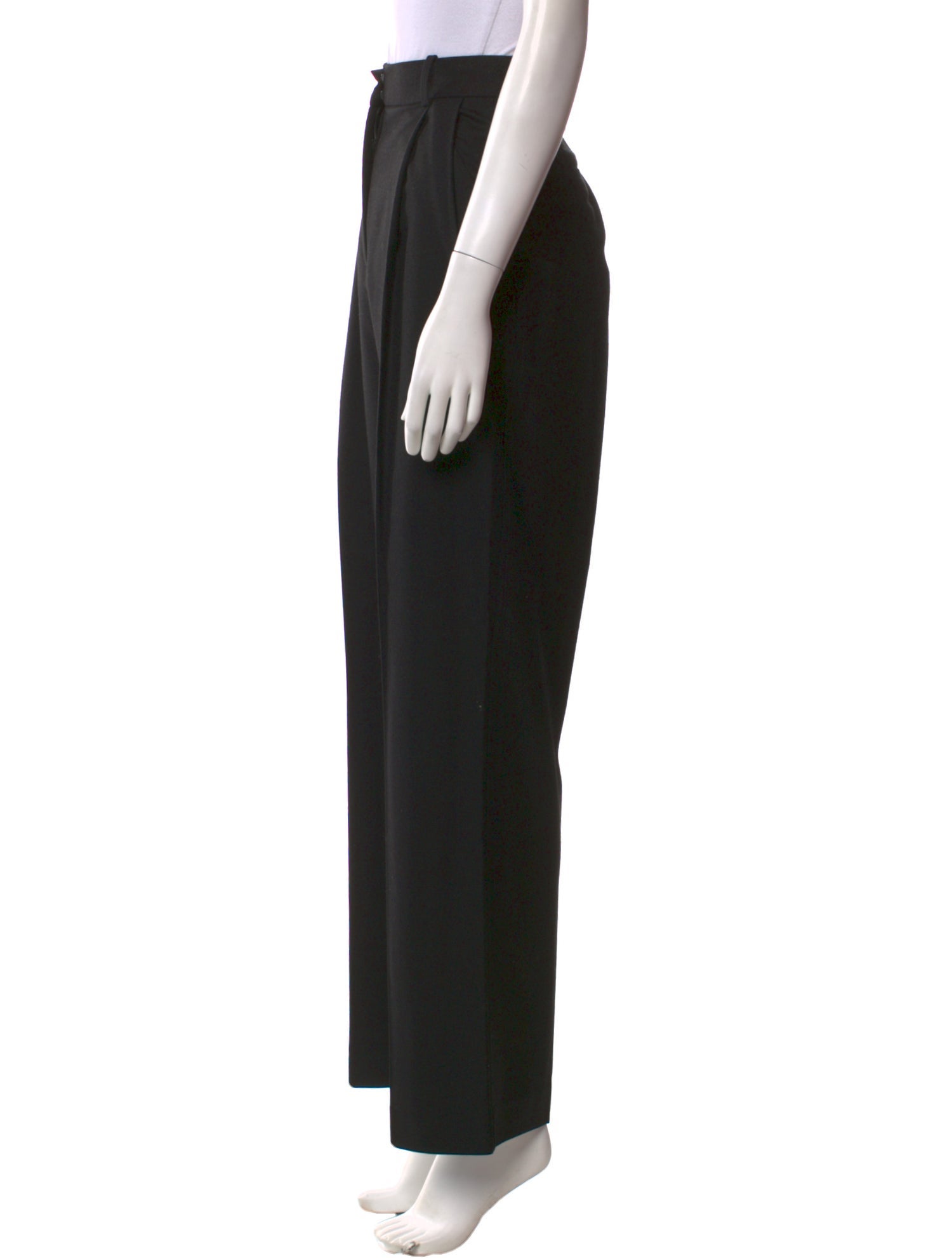 LOULOU Virgin Wool Wide Leg Pants