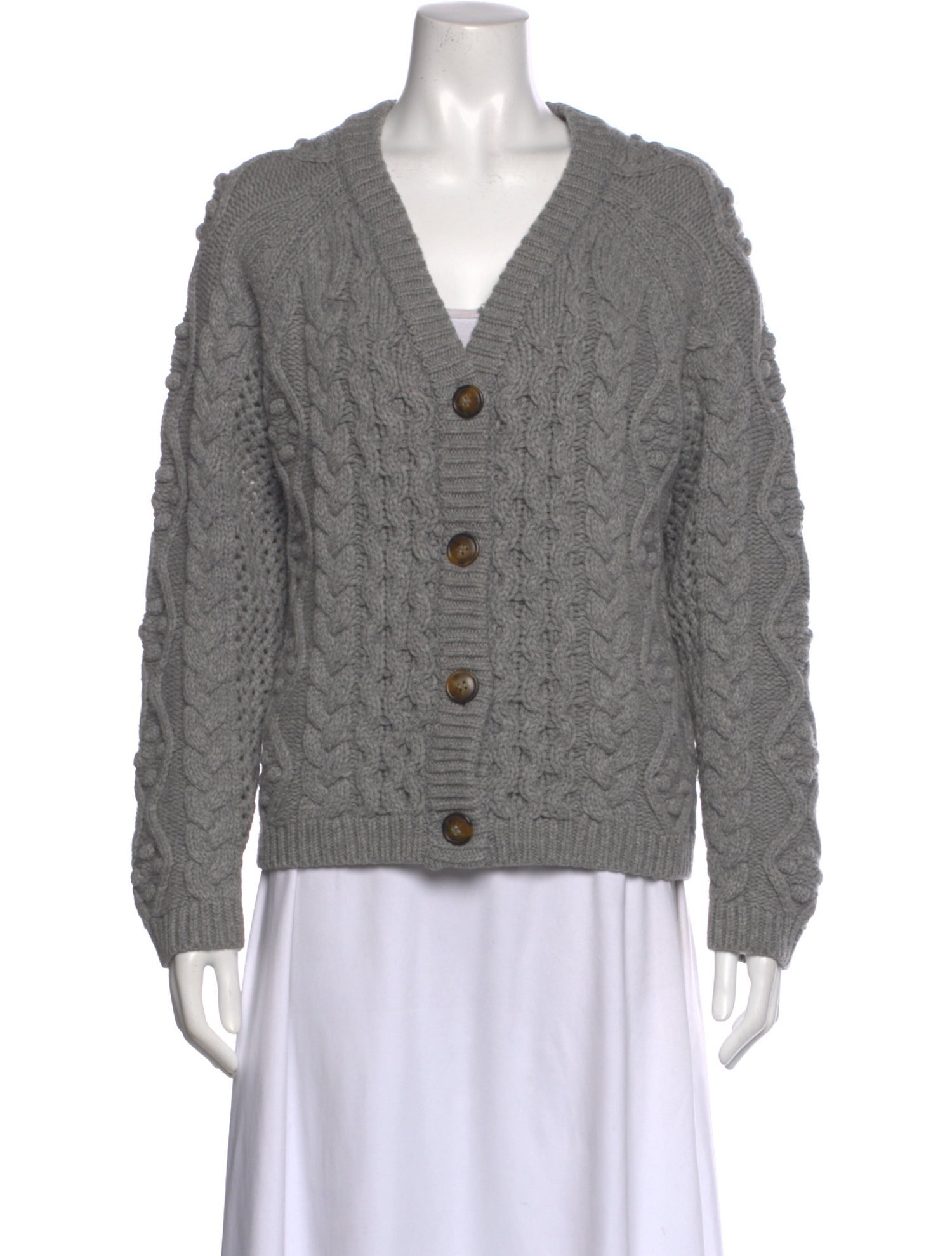 LOULOU Wool V-Neck Sweater