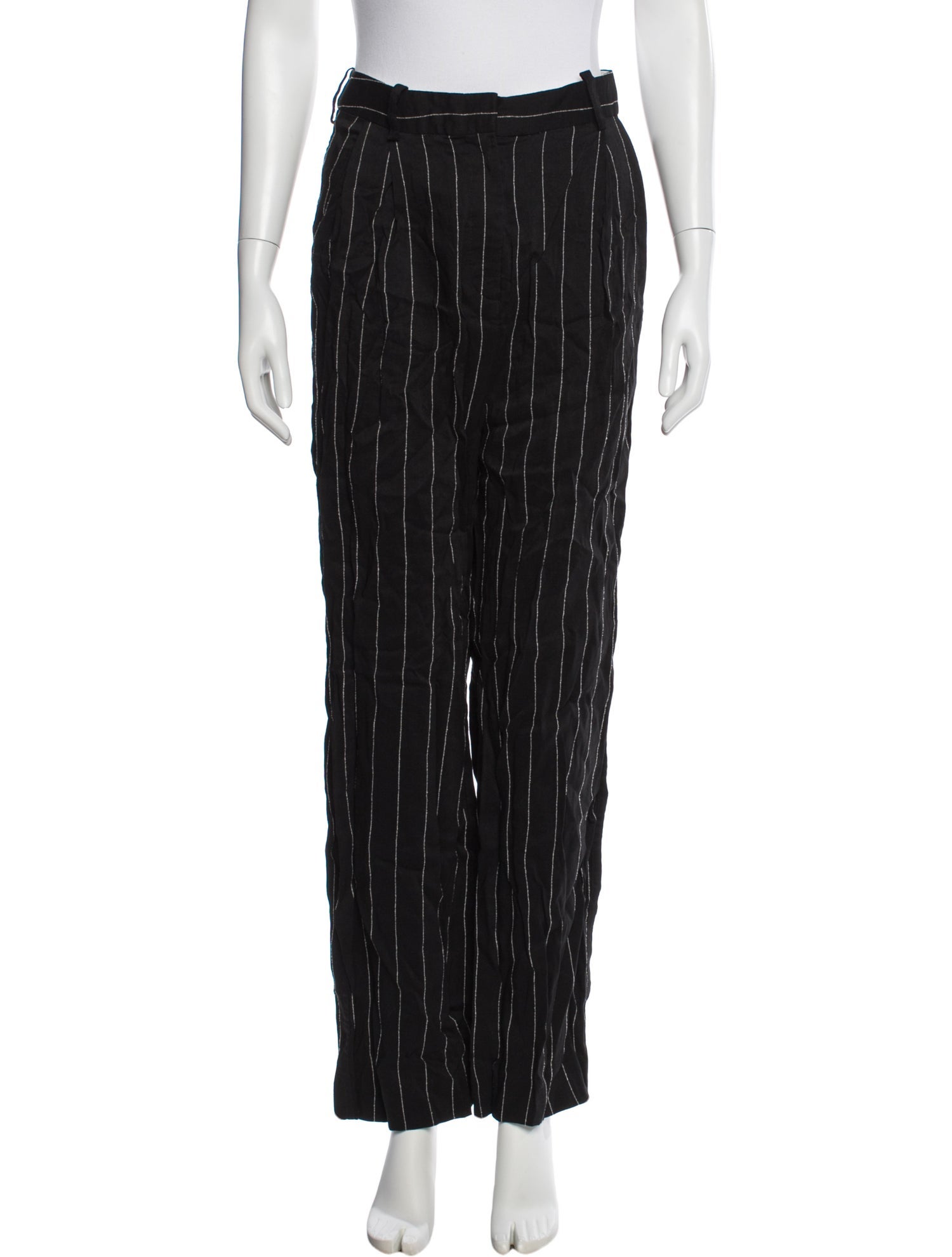 LOULOU Striped Wide Leg Pants