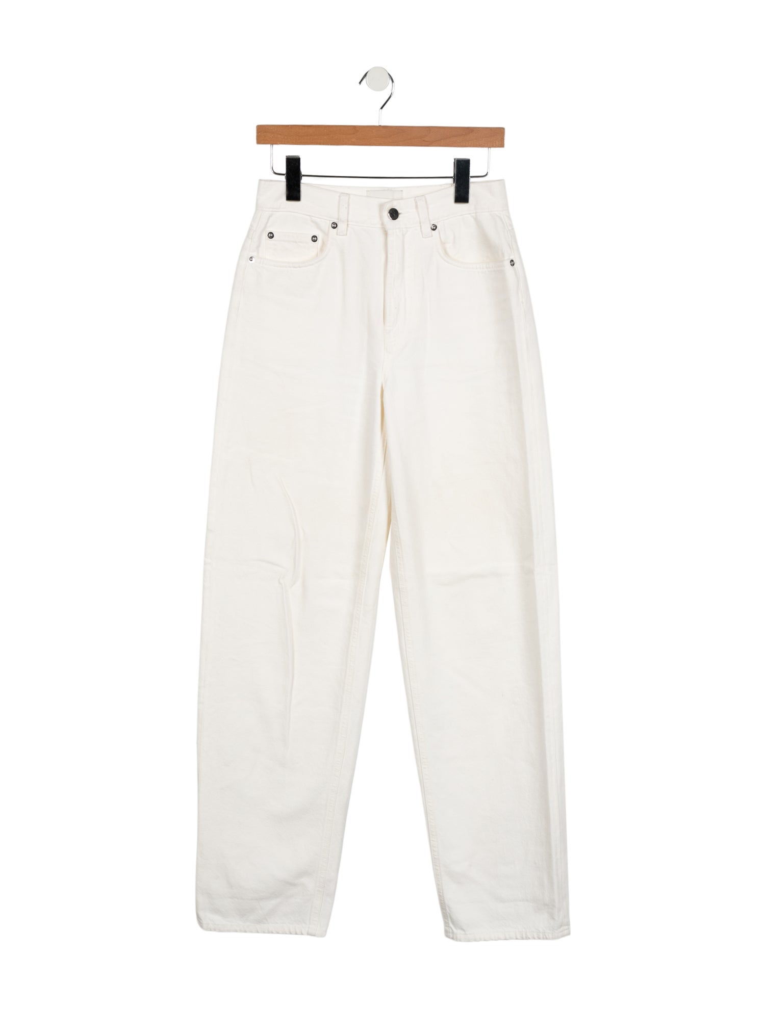 LOULOU High-Rise Straight Leg Jeans