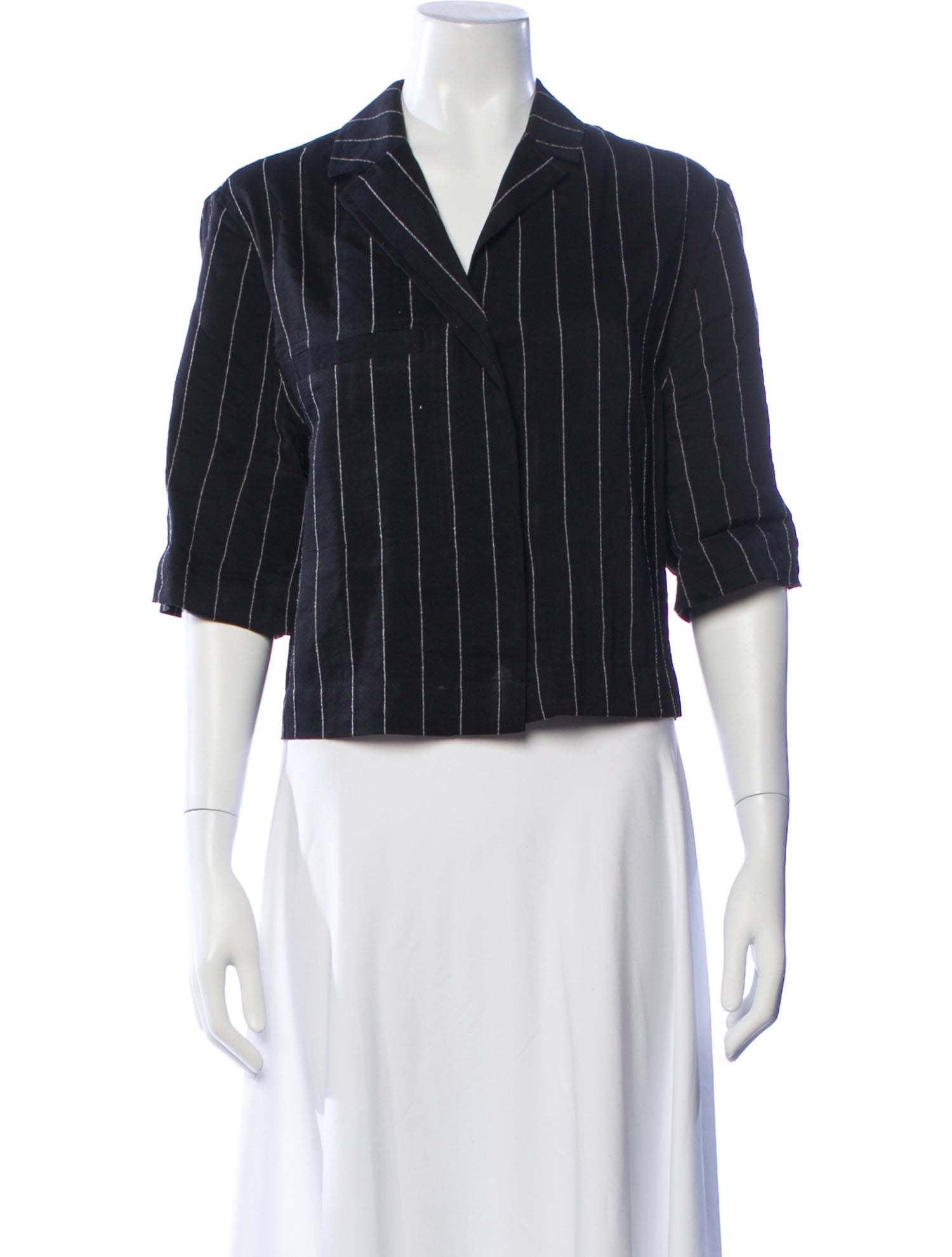 LOULOU Striped Evening Jacket