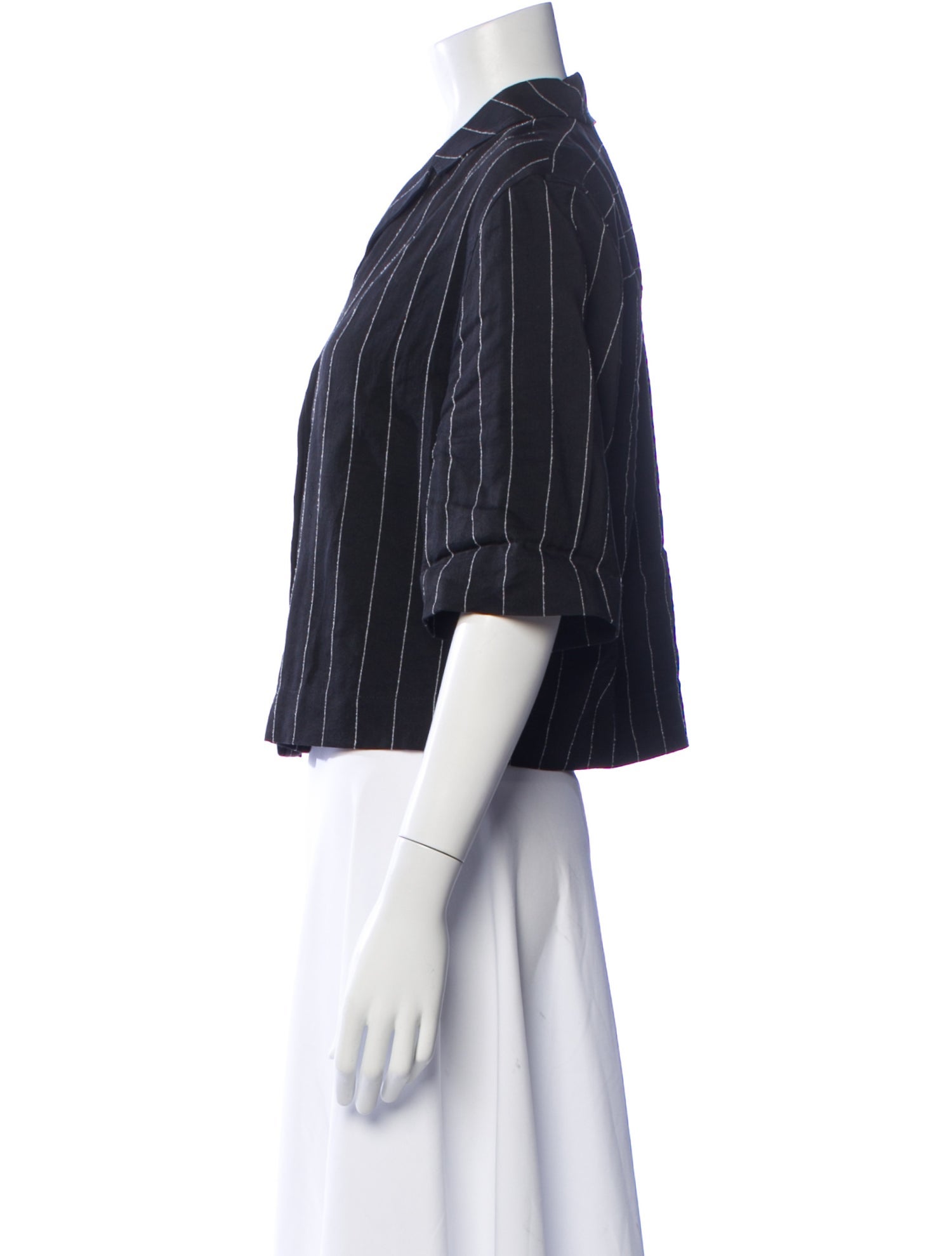 LOULOU Striped Evening Jacket