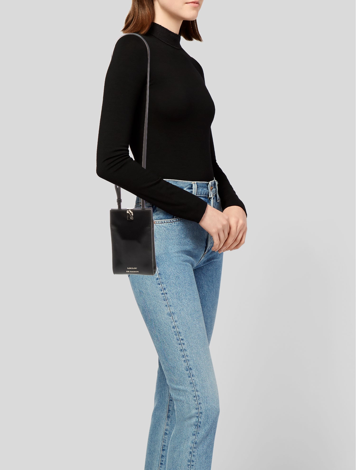 LOULOU Leather Crossbody Bag