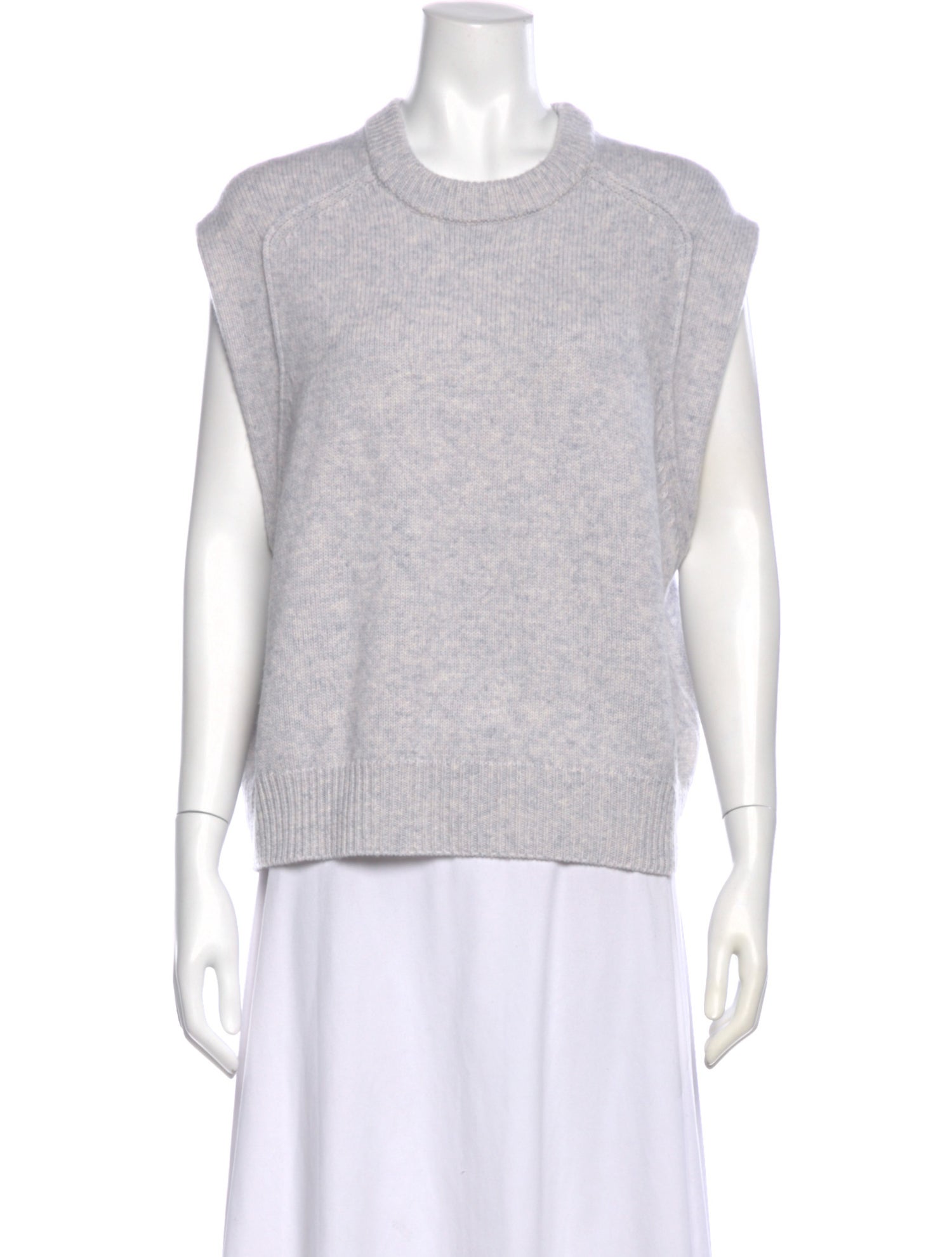 LOULOU Merino Wool Crew Neck Sweater