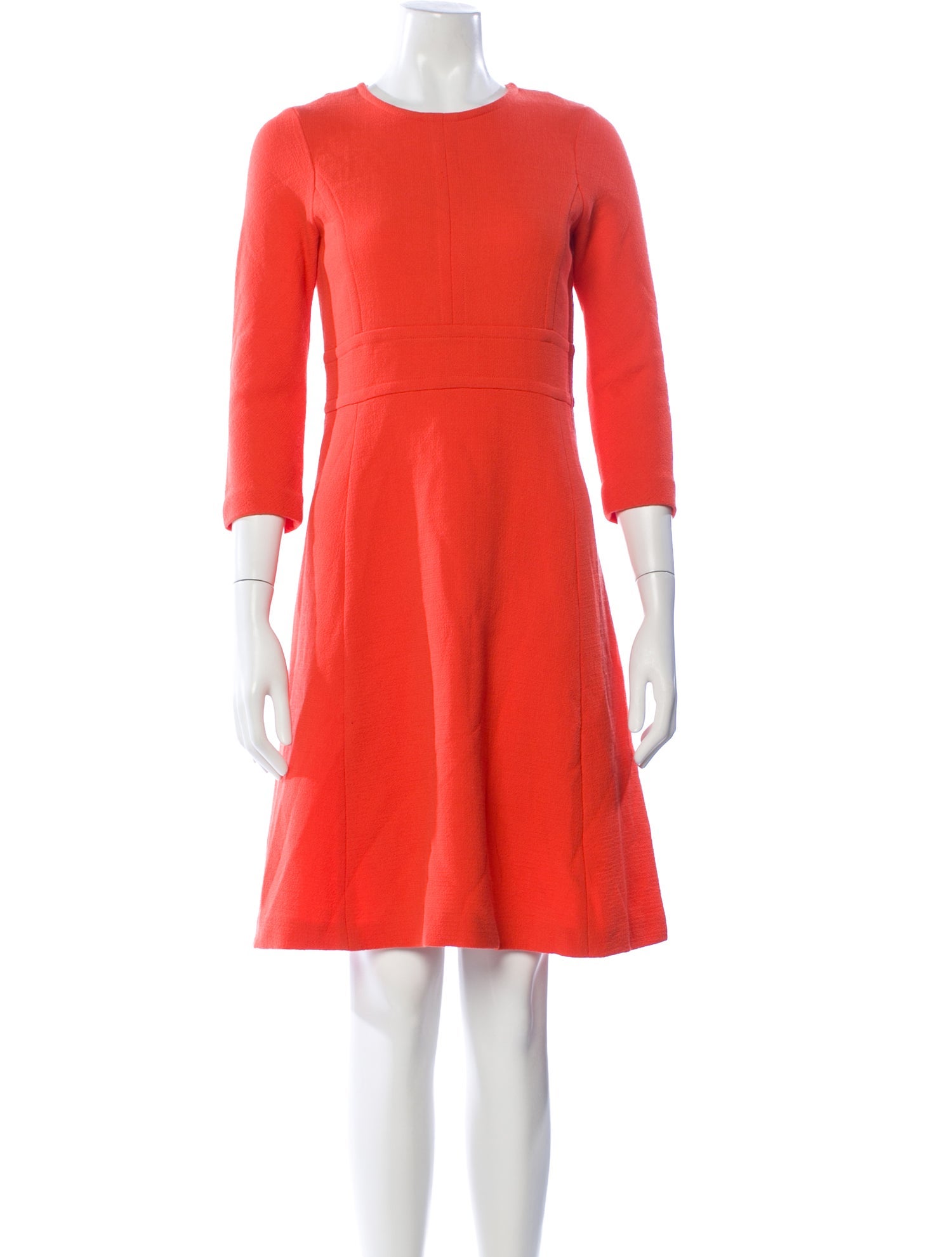 LOULOU Crew Neck Knee-Length Dress