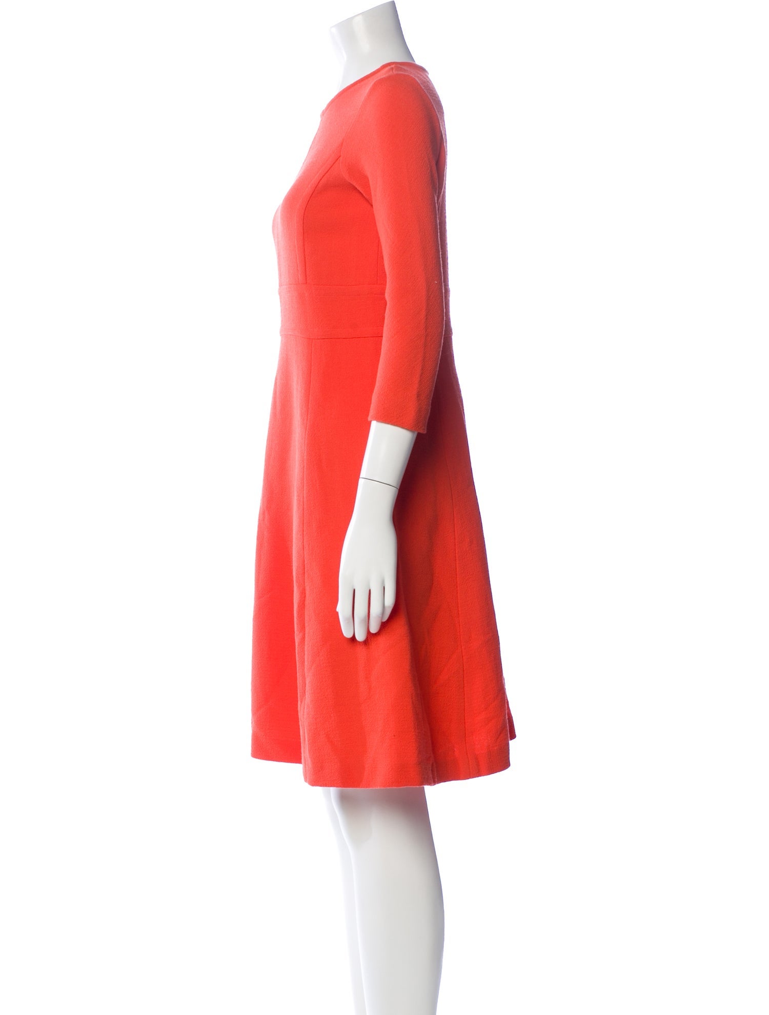 LOULOU Crew Neck Knee-Length Dress