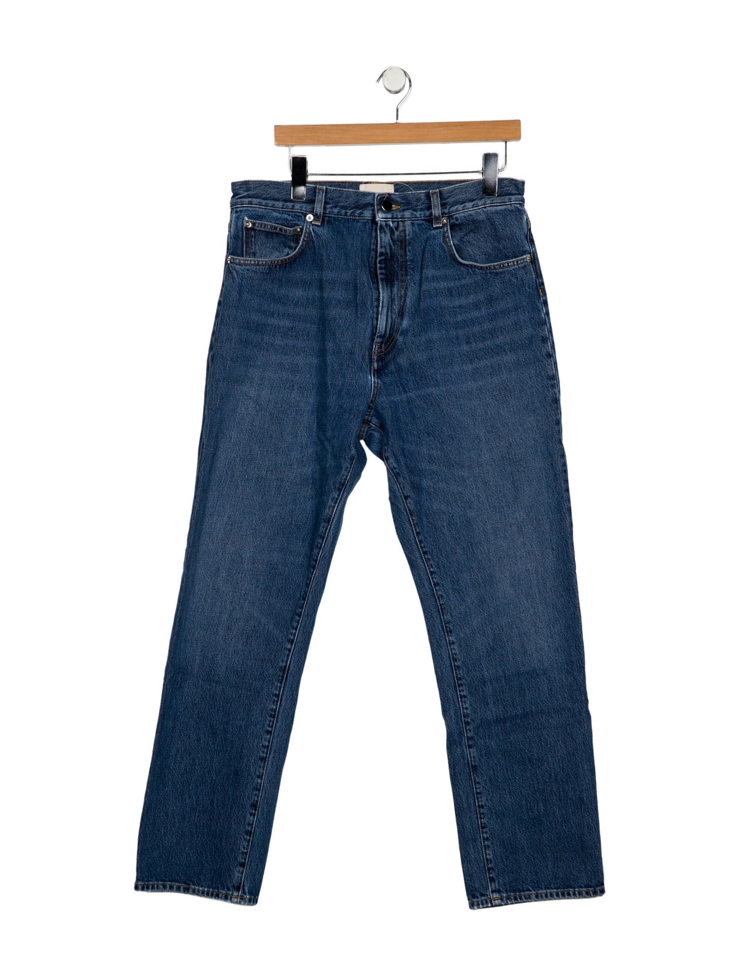 LOULOU High-Rise Straight Leg Jeans