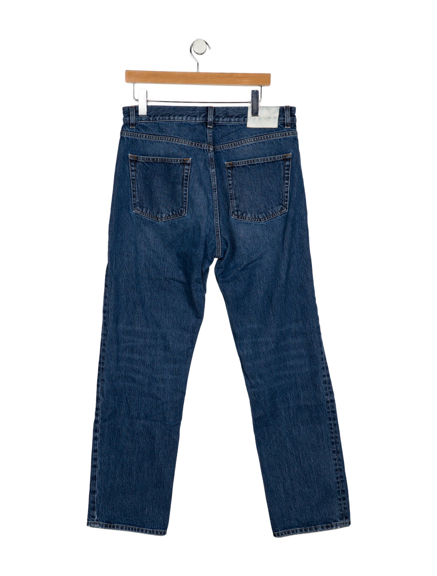 LOULOU High-Rise Straight Leg Jeans