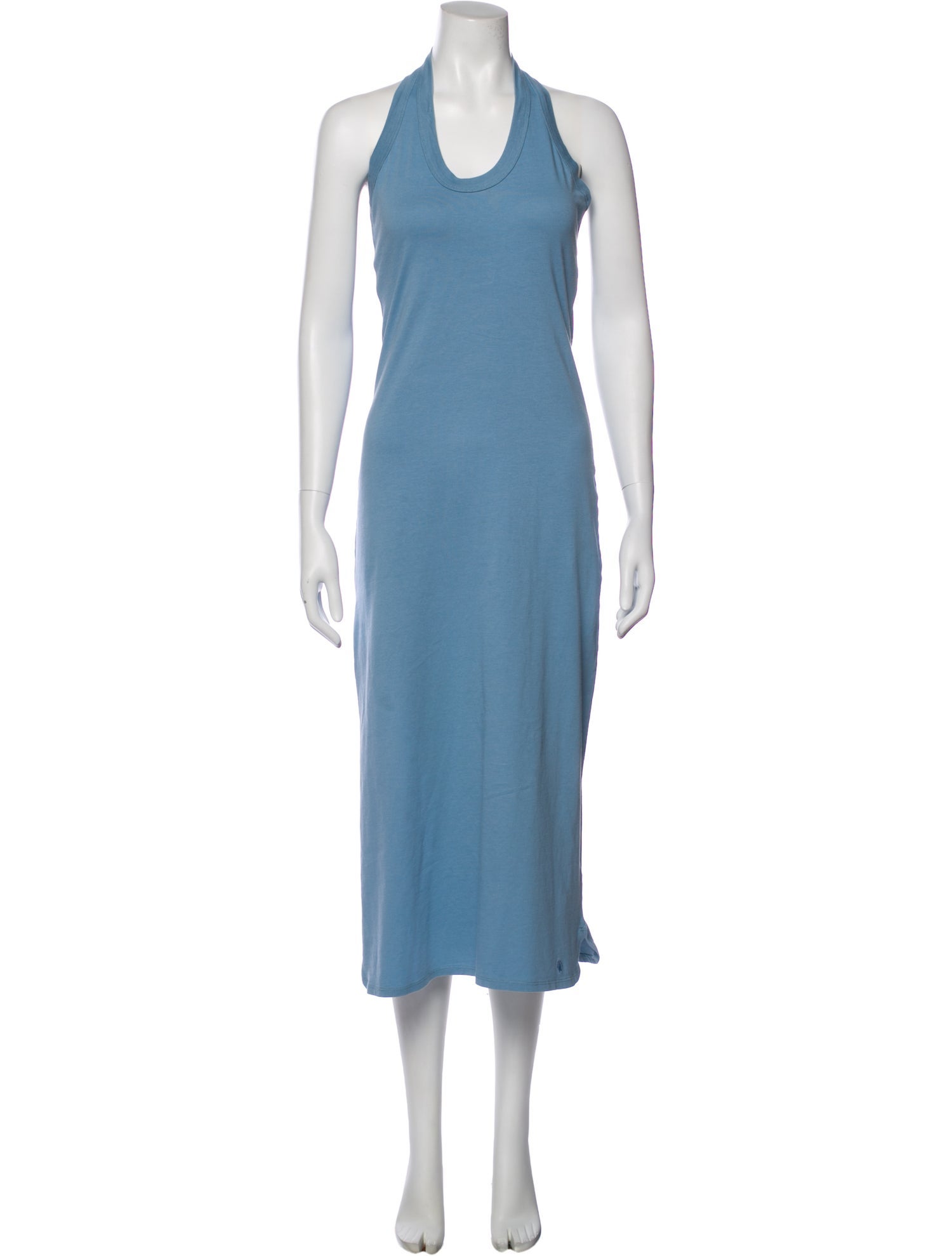 LOULOU Scoop Neck Long Dress