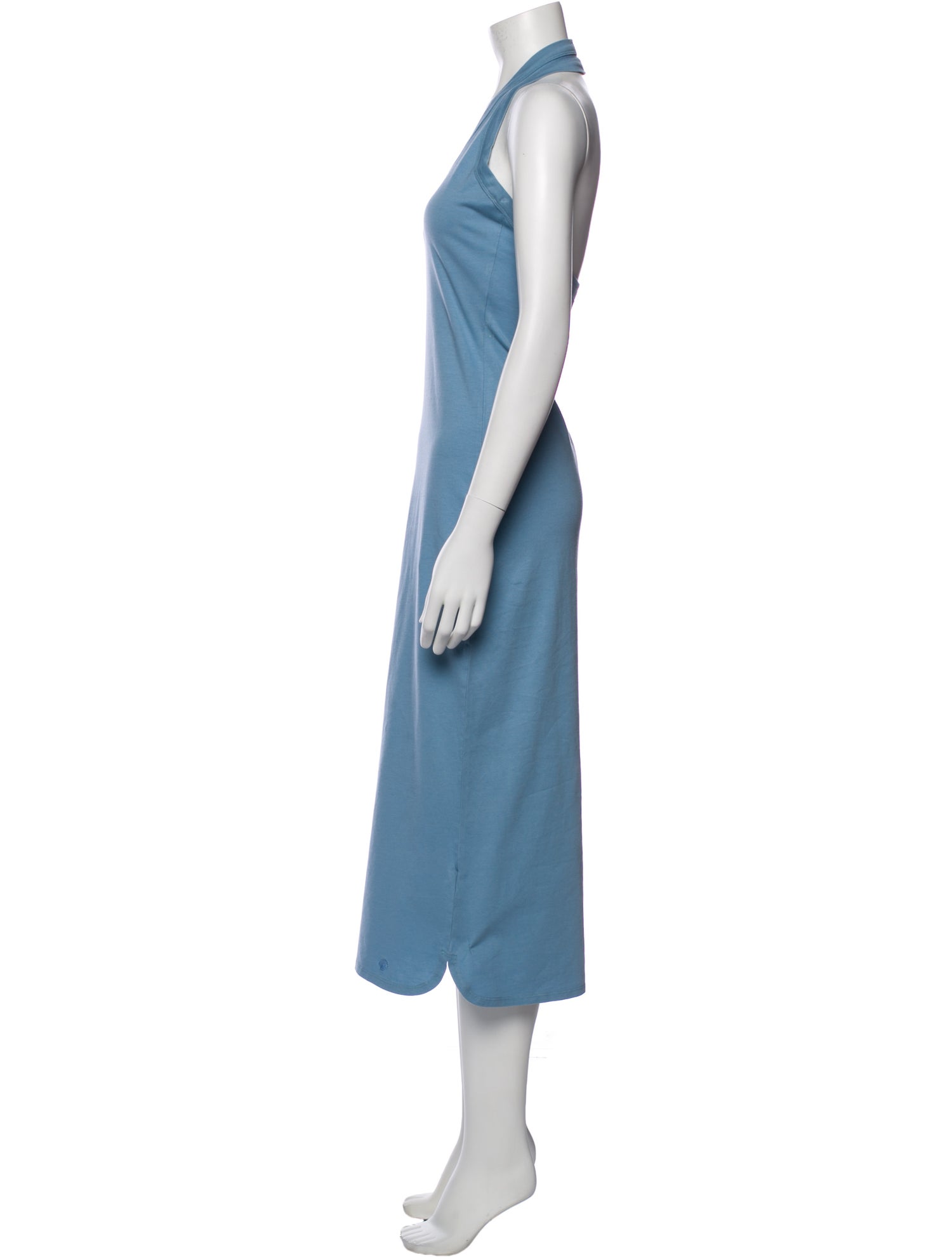 LOULOU Scoop Neck Long Dress
