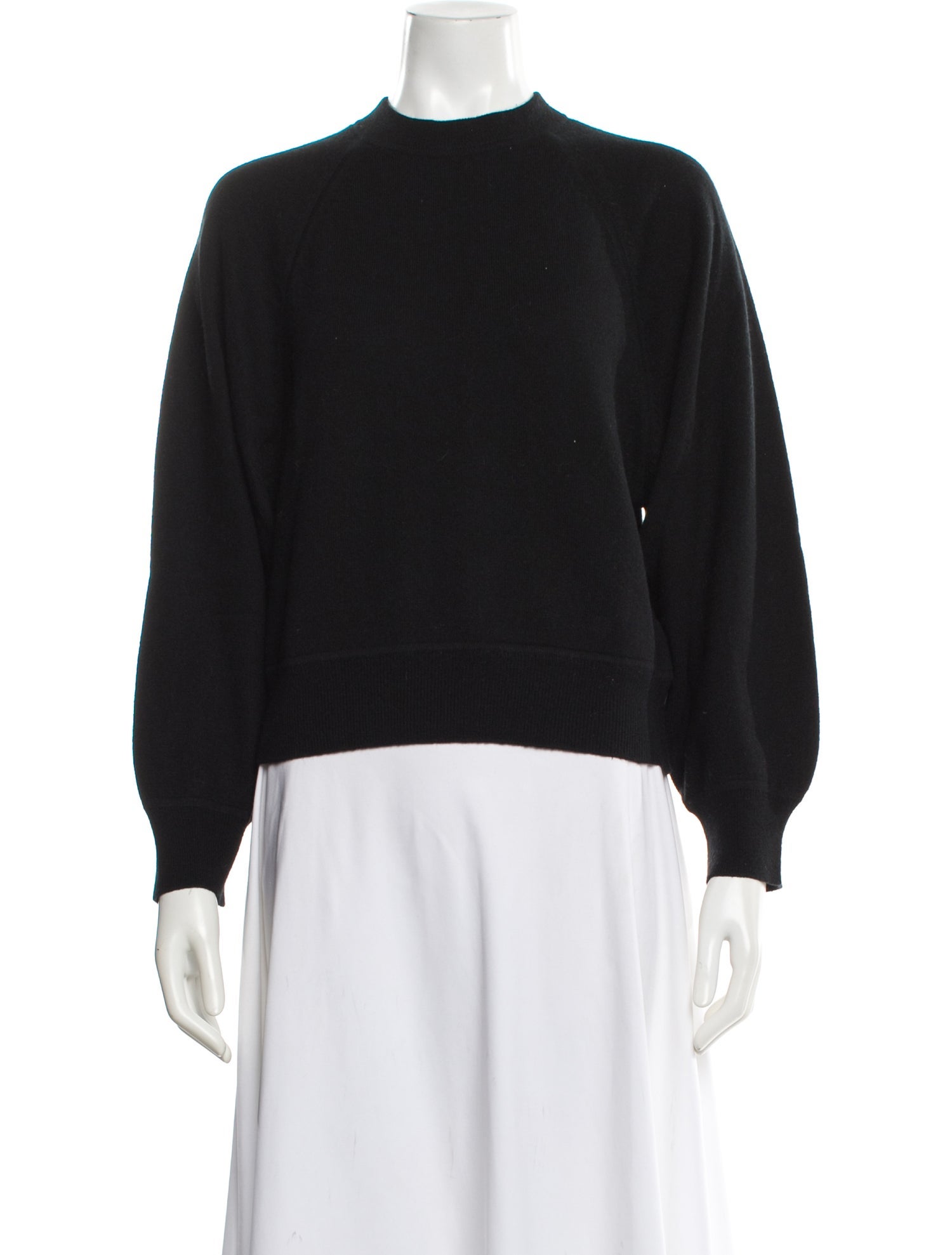 LOULOU Cashmere Mock Neck Sweater