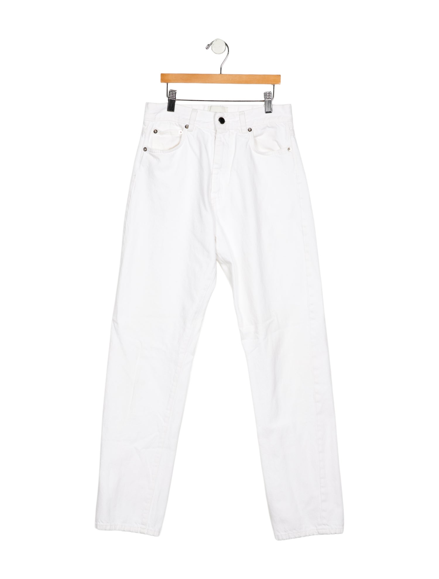 LOULOU Mid-Rise Straight Leg Jeans