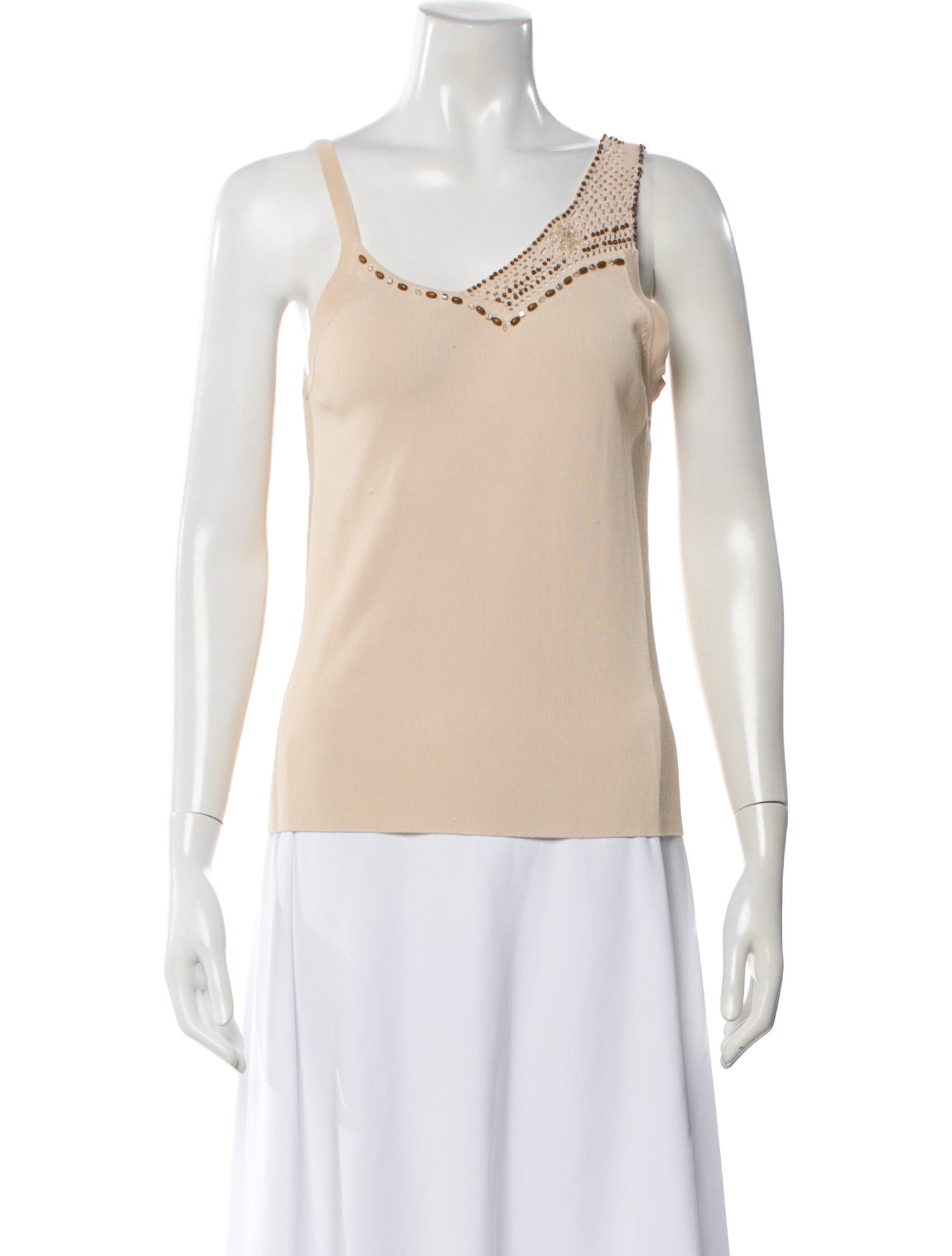 LOULOU V-Neck Sleeveless Top