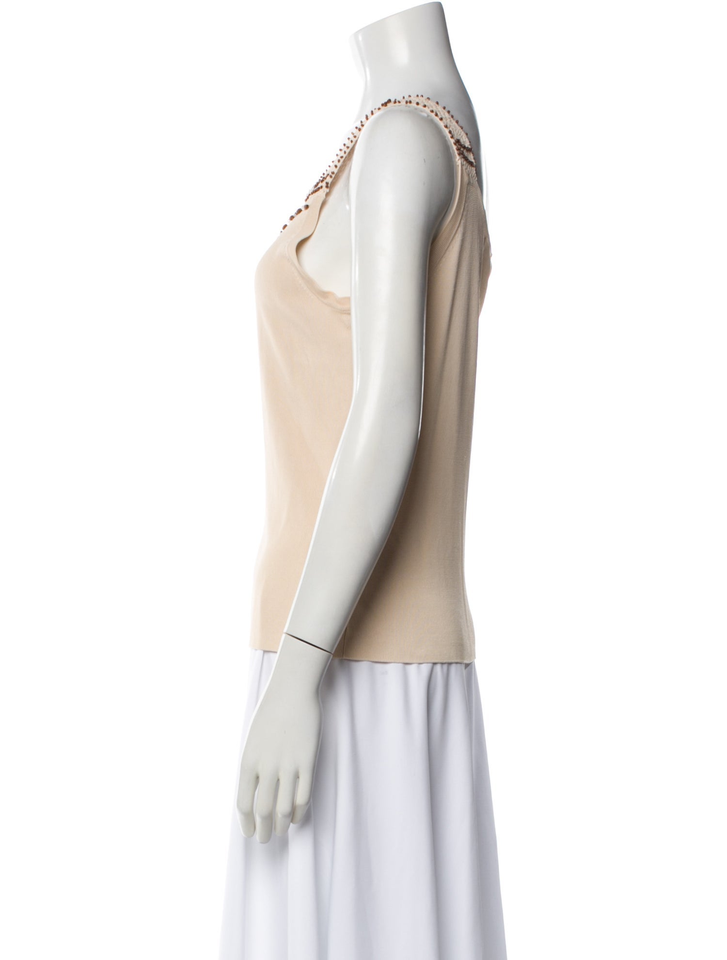 LOULOU V-Neck Sleeveless Top