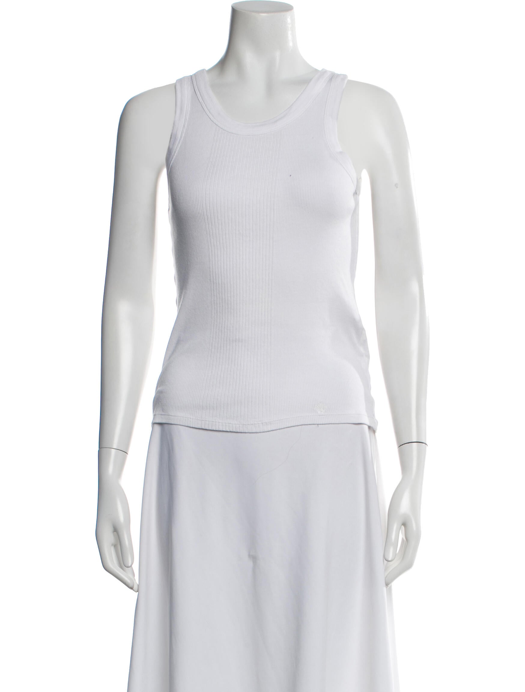 LOULOU Crew Neck Sleeveless Top