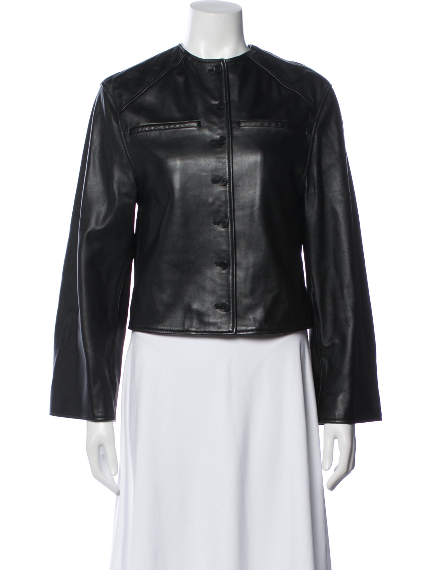 Loulou Studio Leather Evening Jacket
