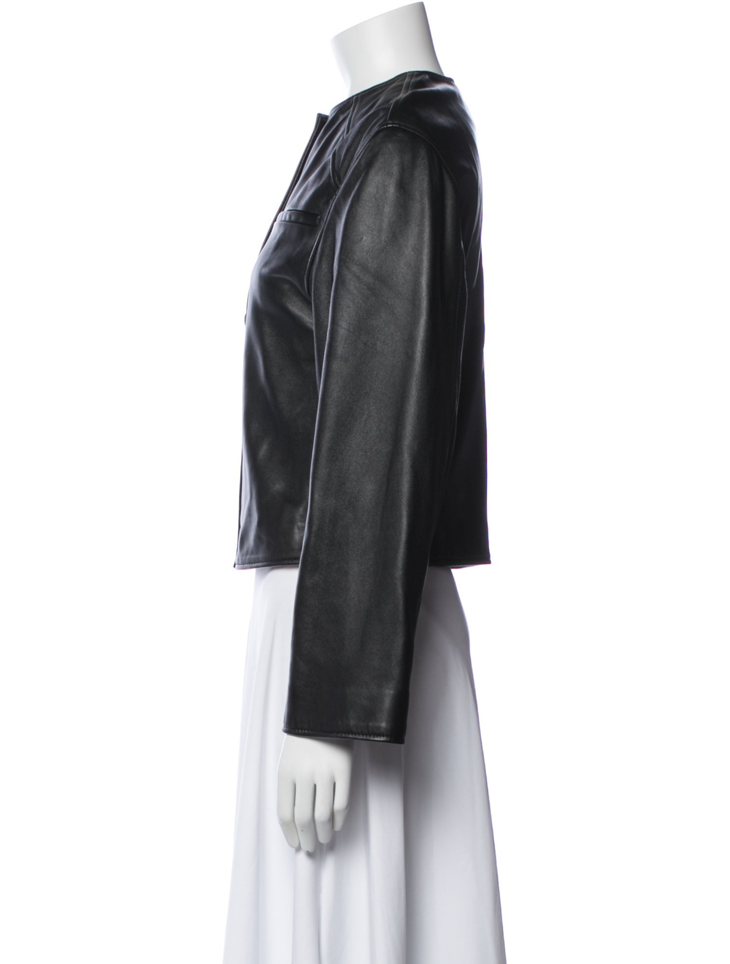 Loulou Studio Leather Evening Jacket