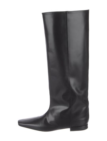 Pre-owned Loulou Studio Leather Boots In Black