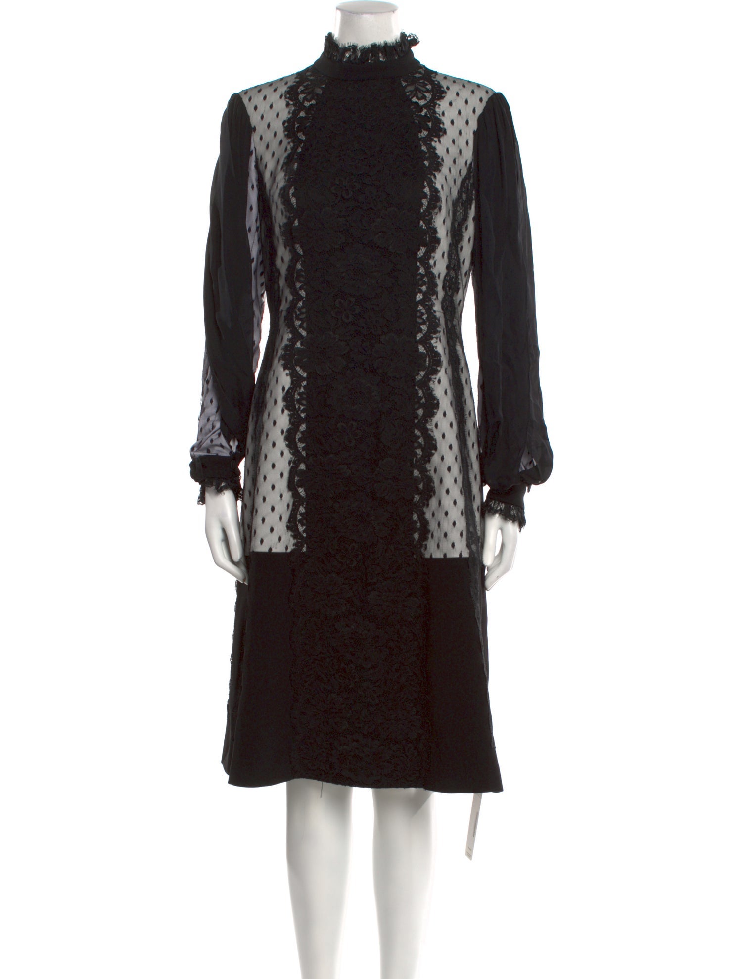 Lilia Stogova Turtleneck Midi Length Dress