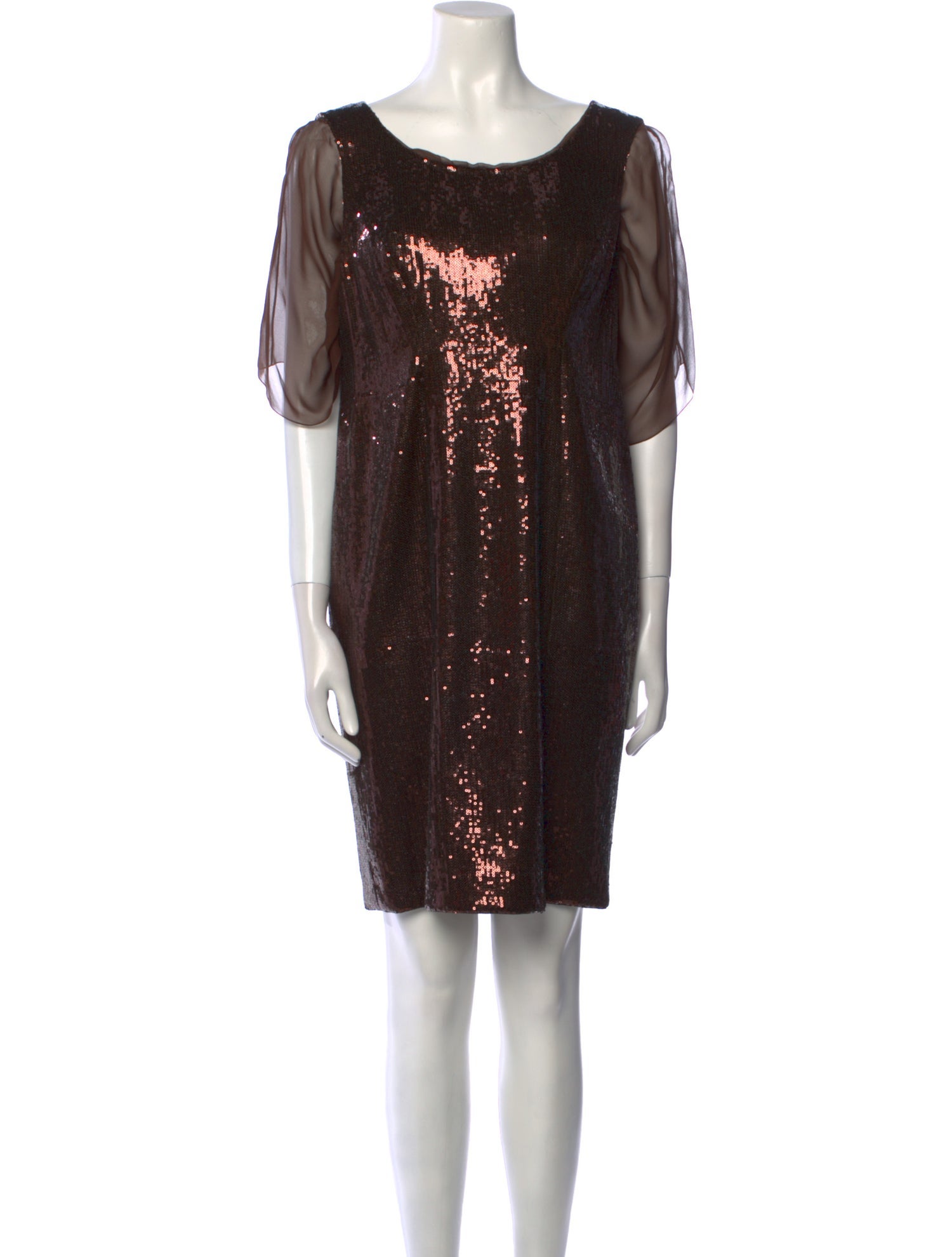 Lilia Stogova Scoop Neck Mini Dress