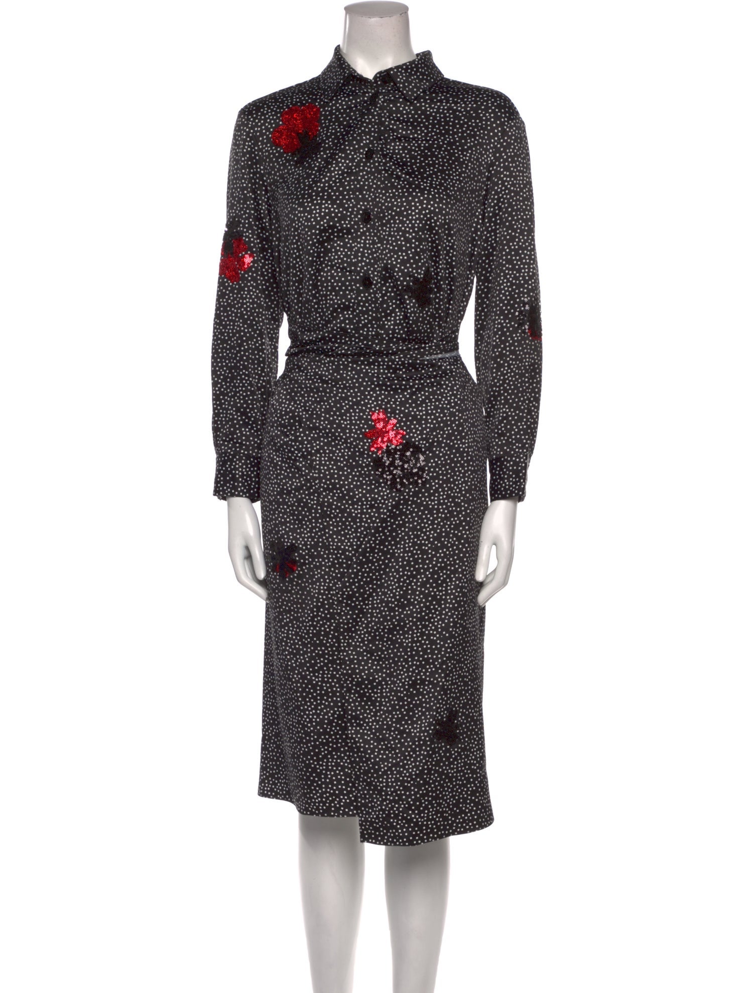 Lilia Stogova Printed Midi Length Dress