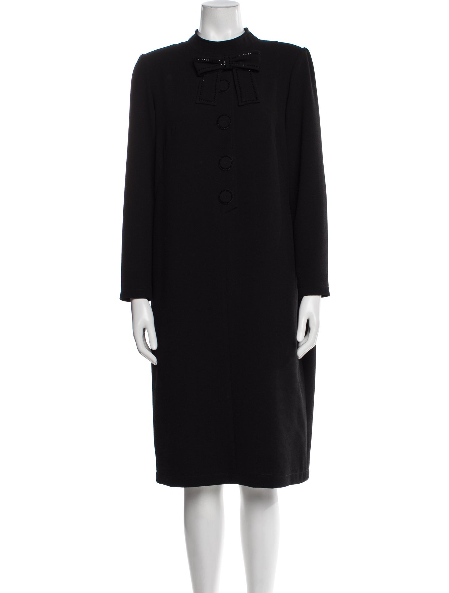 Lilia Stogova Wool Knee-Length Dress