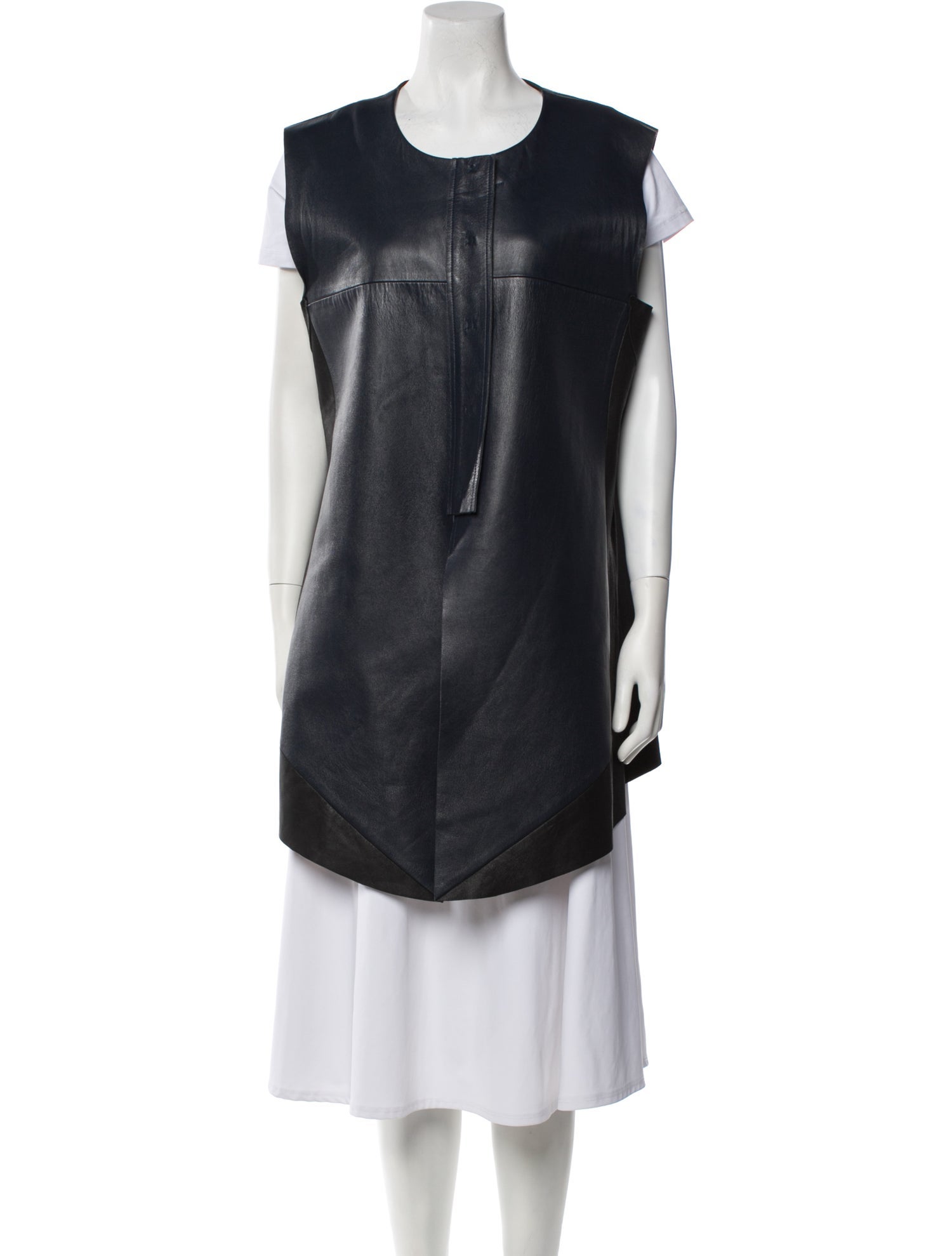 Lilia Stogova Leather Vest