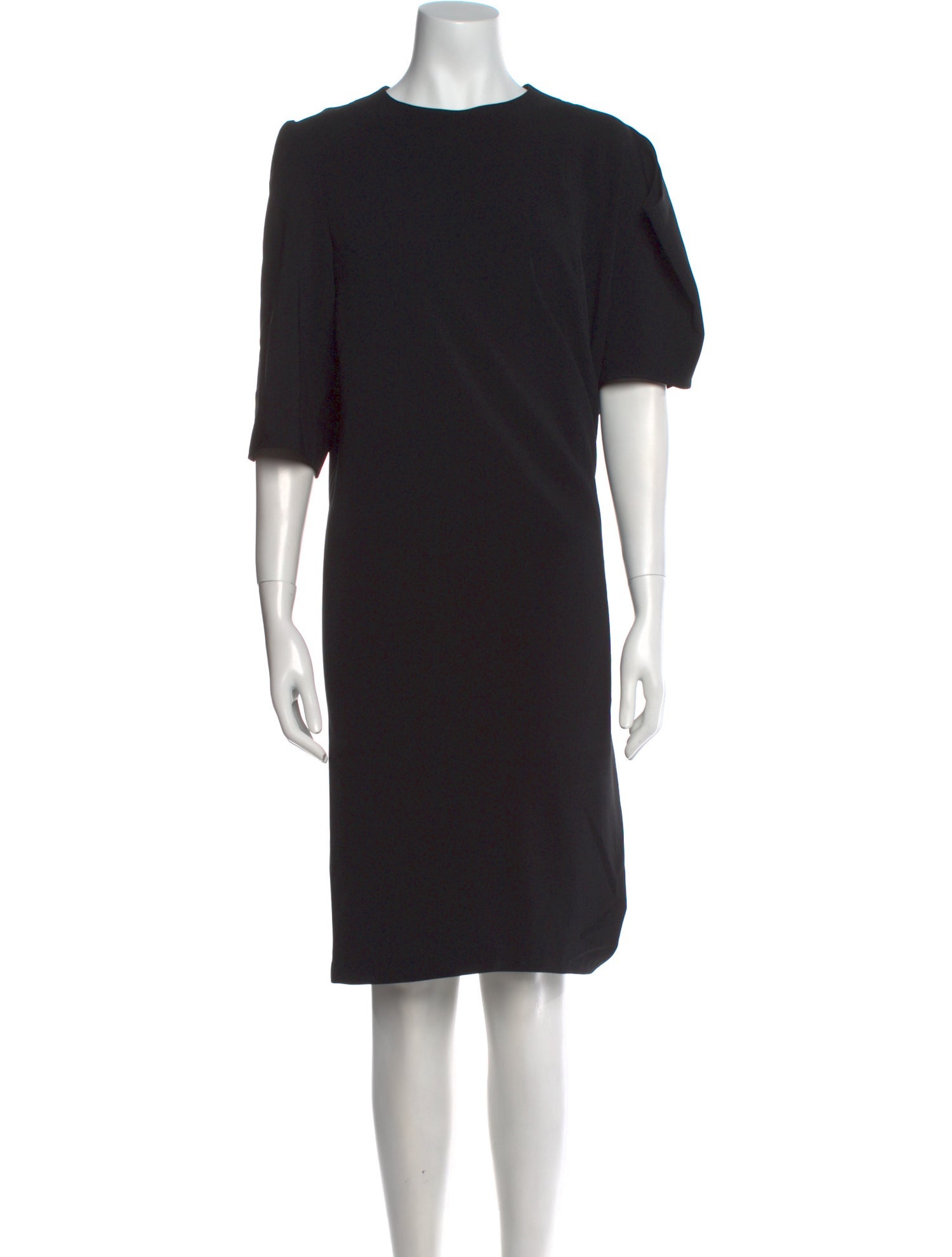Lilia Stogova Crew Neck Knee-Length Dress