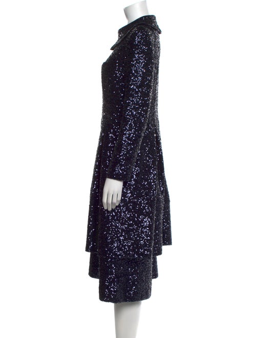 Lilia Stogova Mock Neck Midi Length Dress