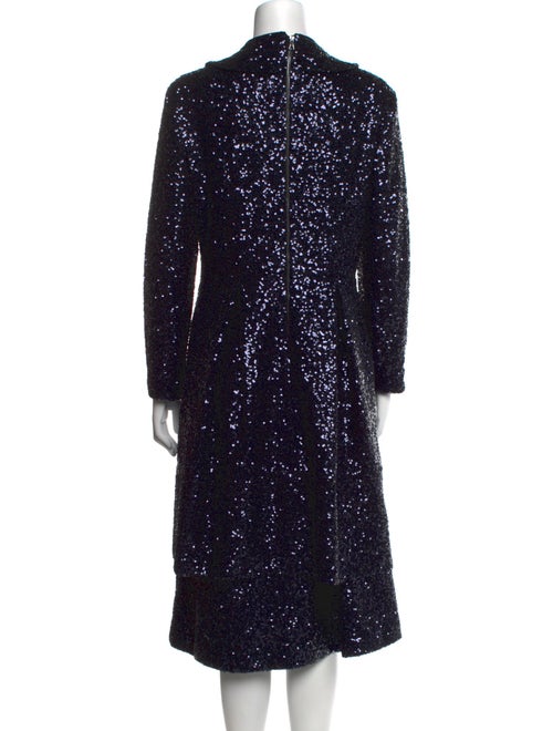 Lilia Stogova Mock Neck Midi Length Dress