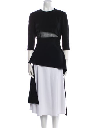 Lilia Stogova Wool Crew Neck Tunic