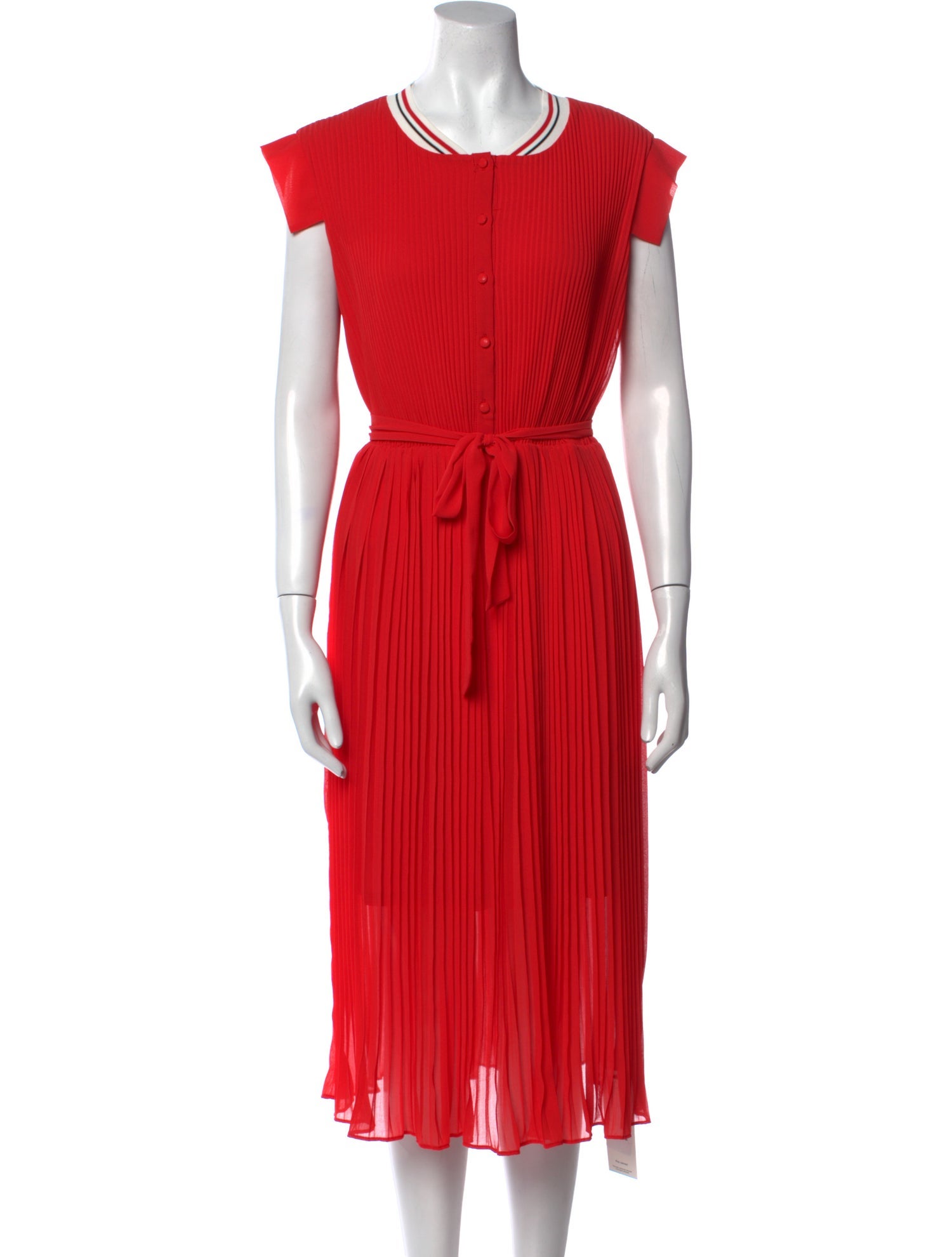 Lilia Stogova Crew Neck Midi Length Dress