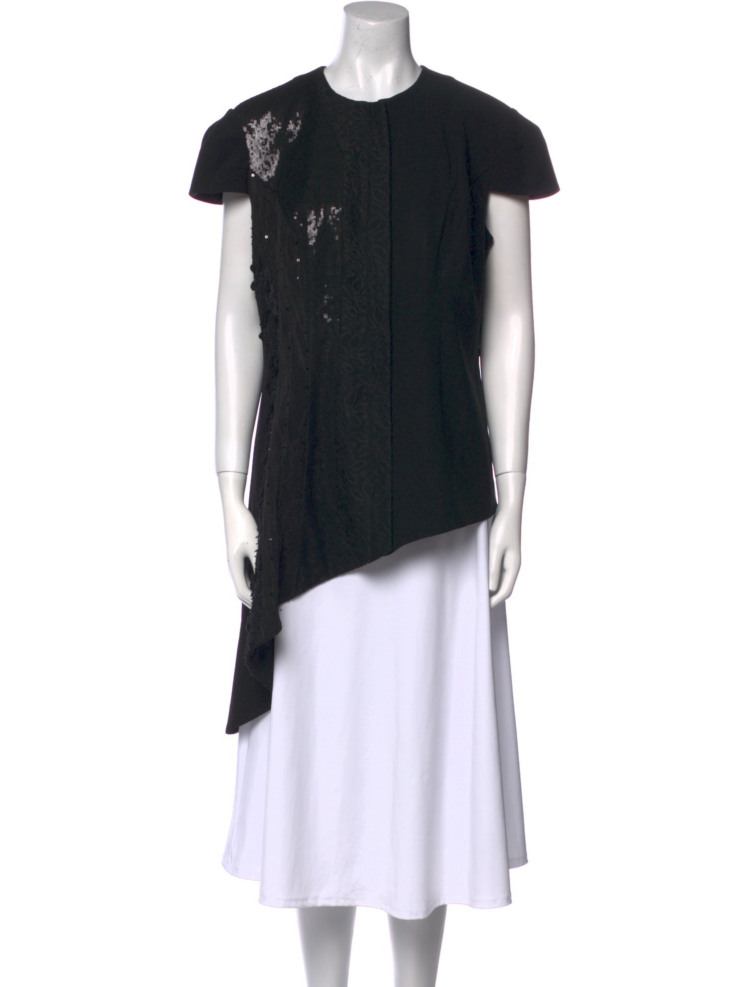 Lilia Stogova Crew Neck Short Sleeve Tunic