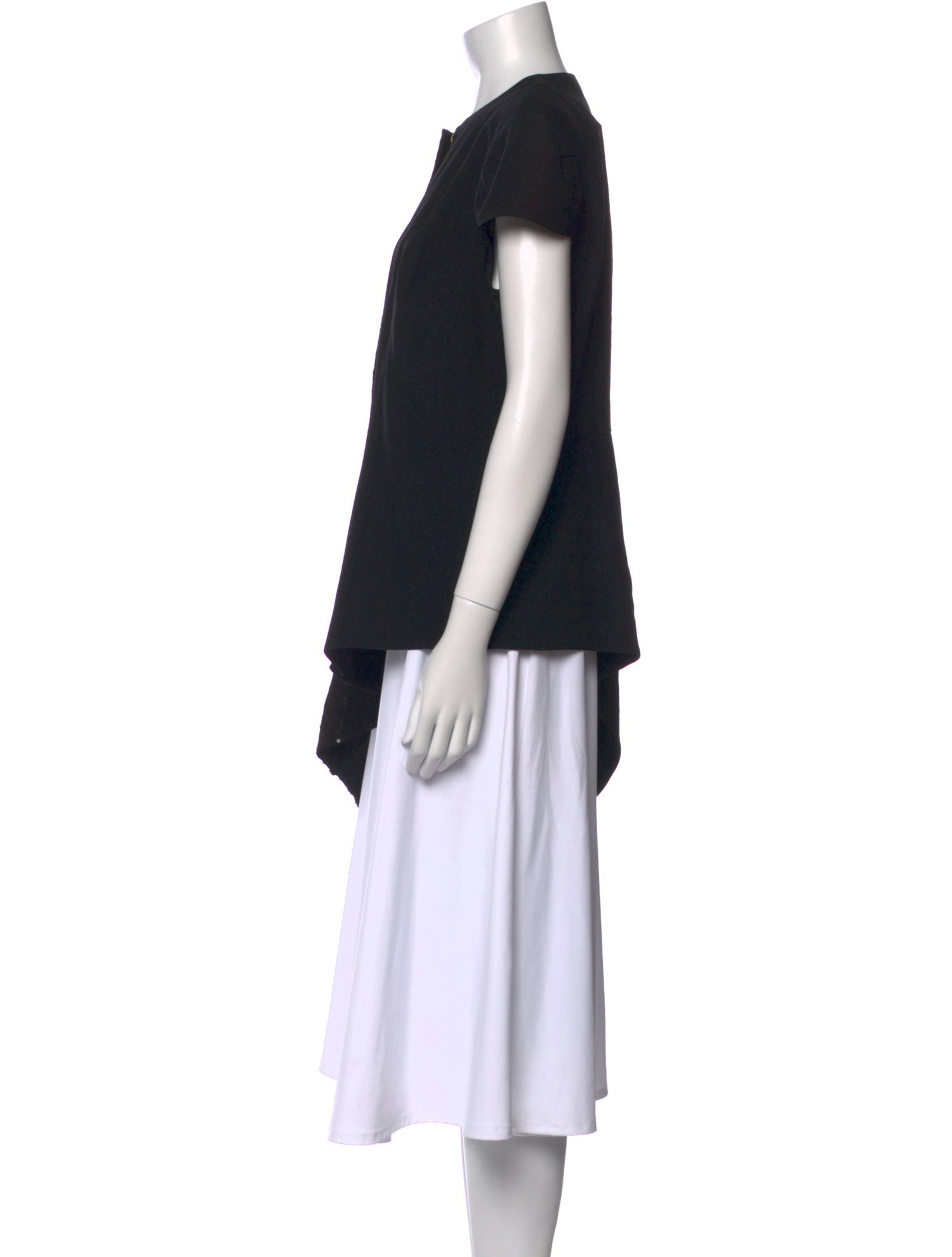 Lilia Stogova Crew Neck Short Sleeve Tunic