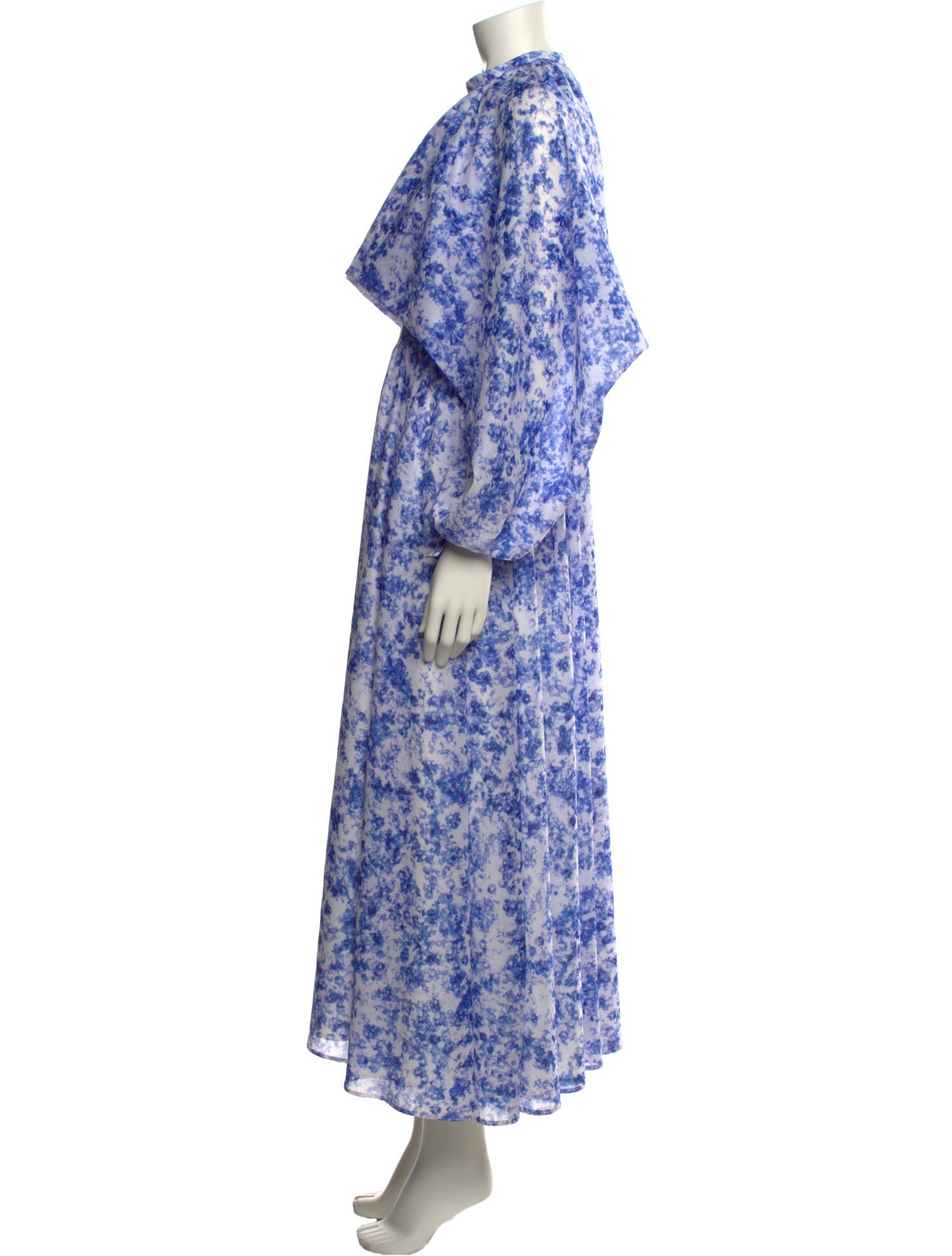 Lilia Stogova Floral Print Midi Length Dress