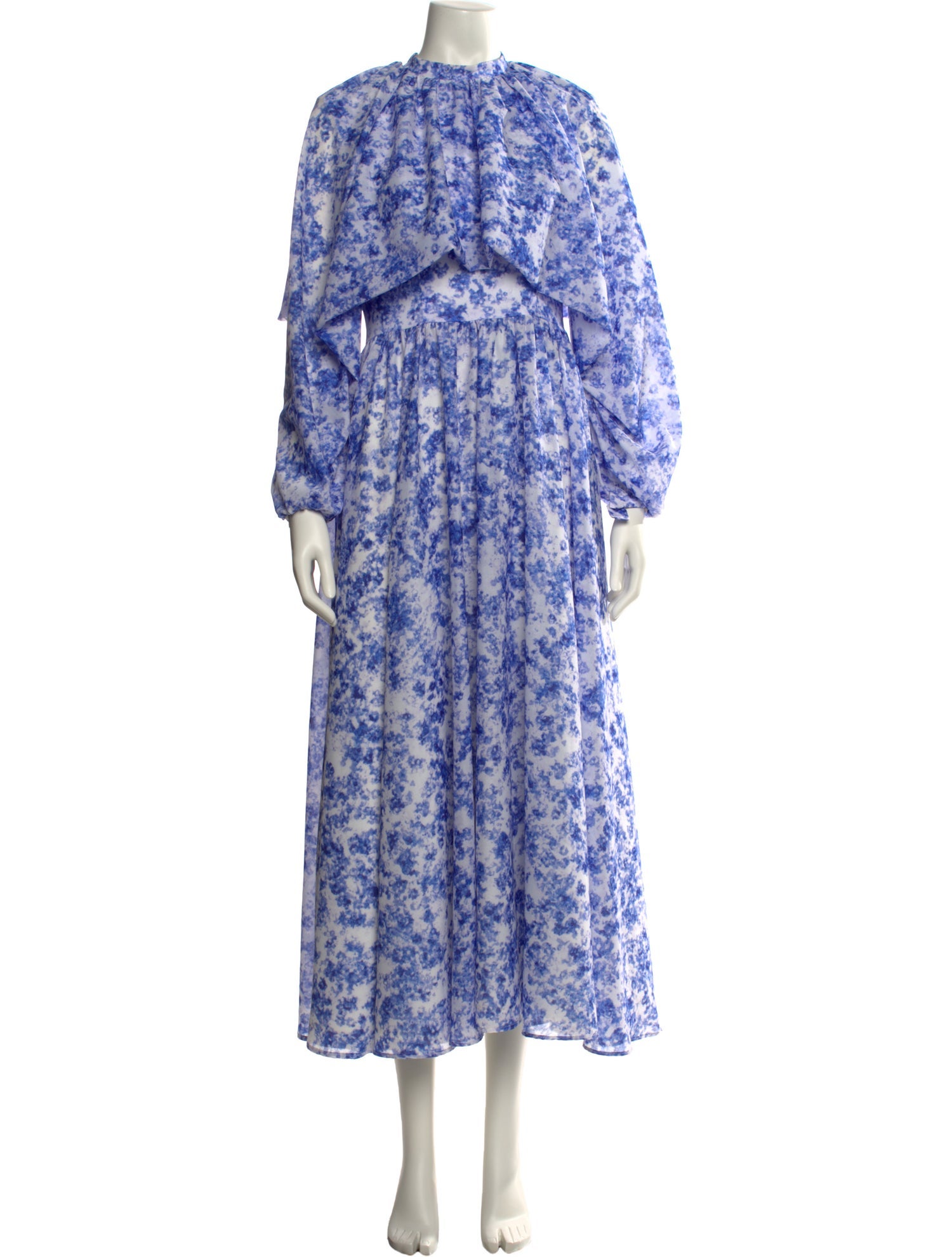 Lilia Stogova Floral Print Long Dress