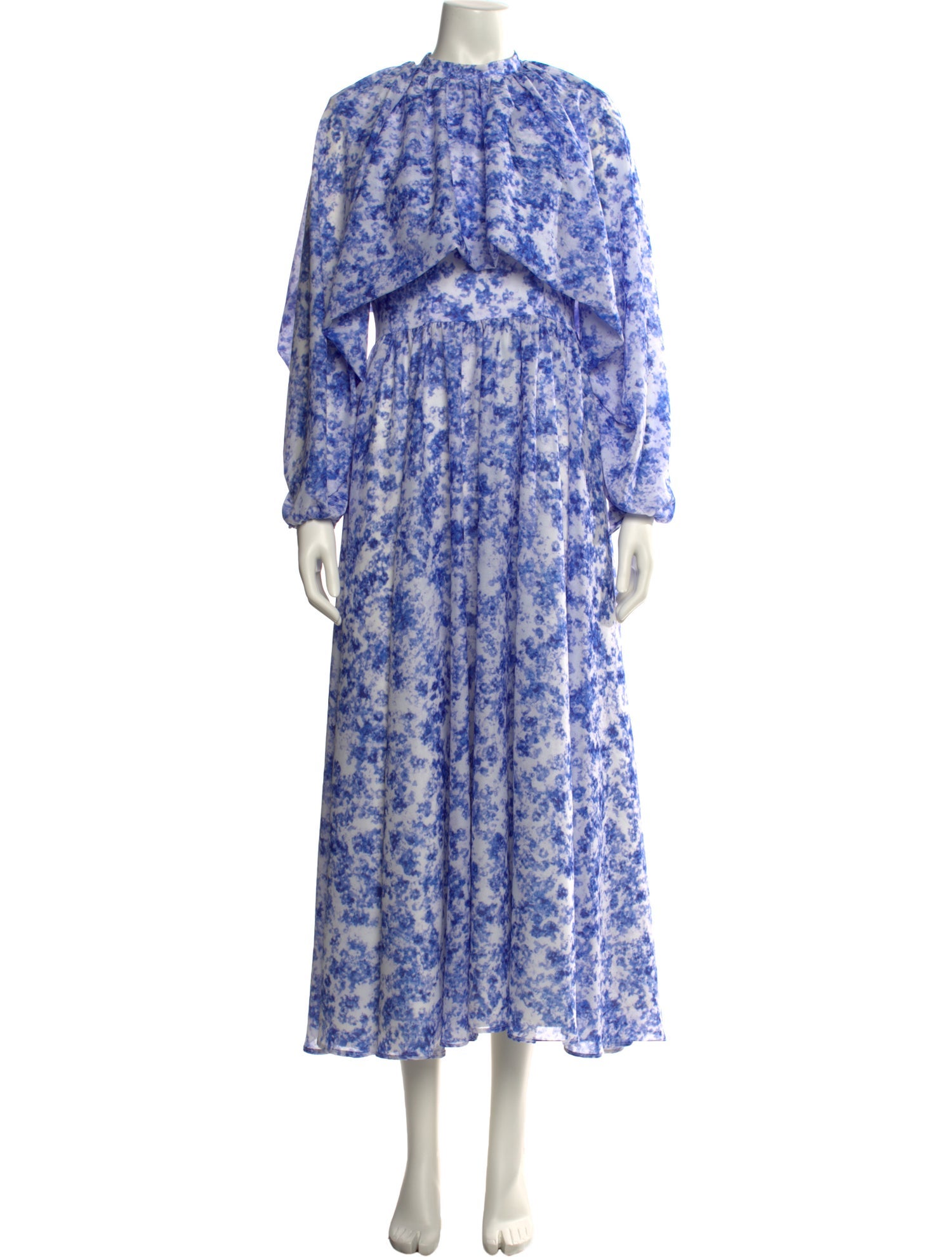 Lilia Stogova Floral Print Long Dress