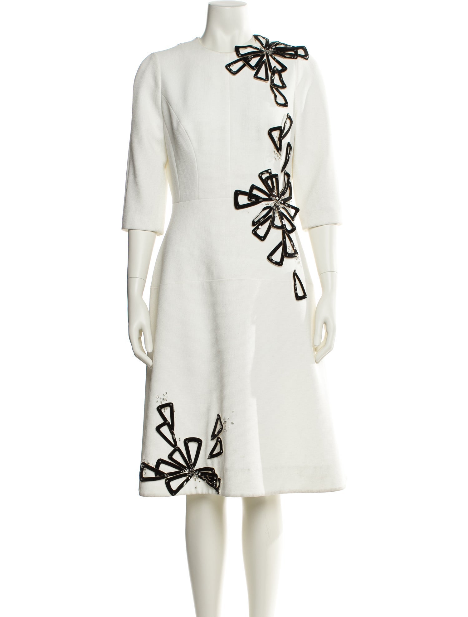 Lilia Stogova Printed Midi Length Dress