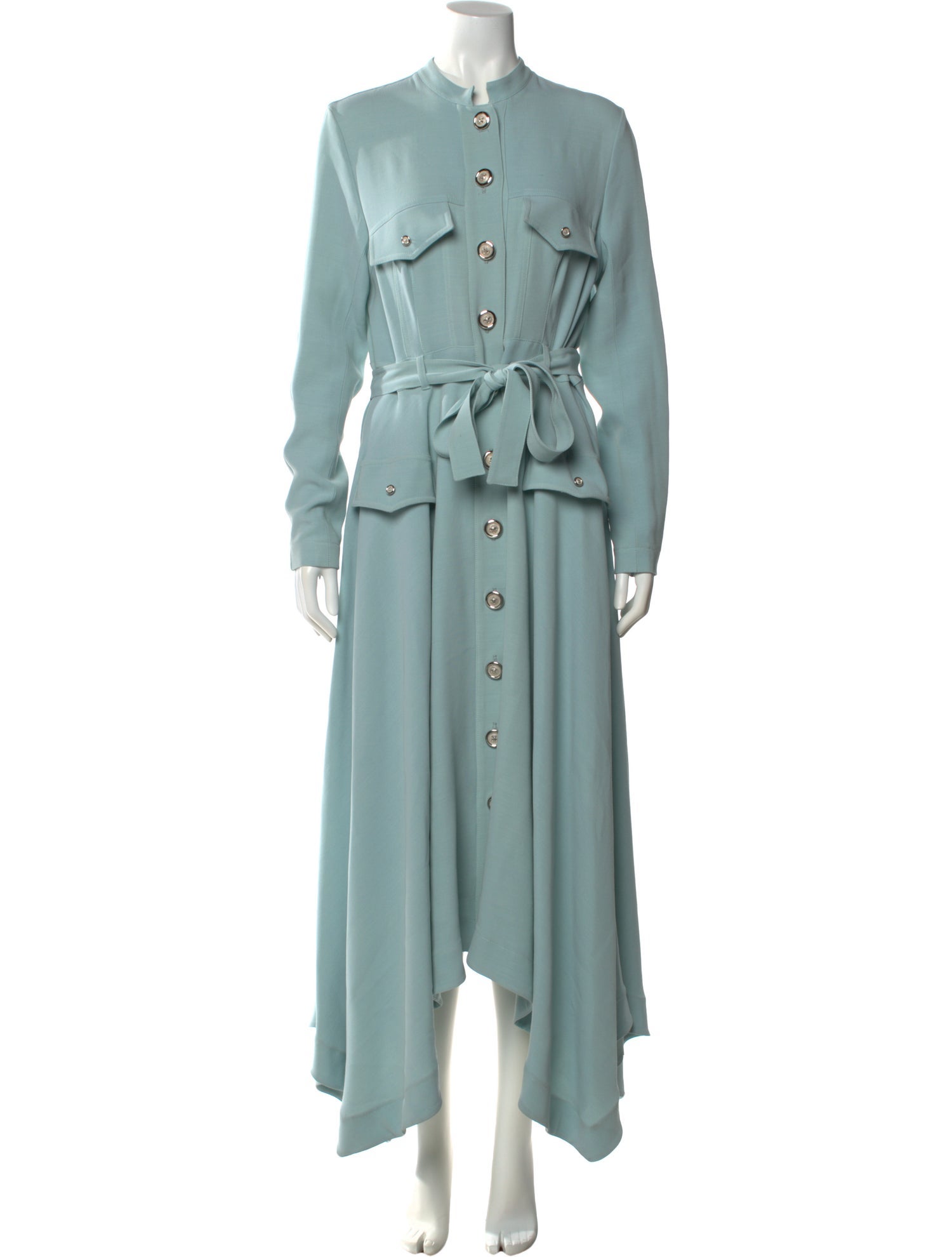 Lilia Stogova Crew Neck Long Dress